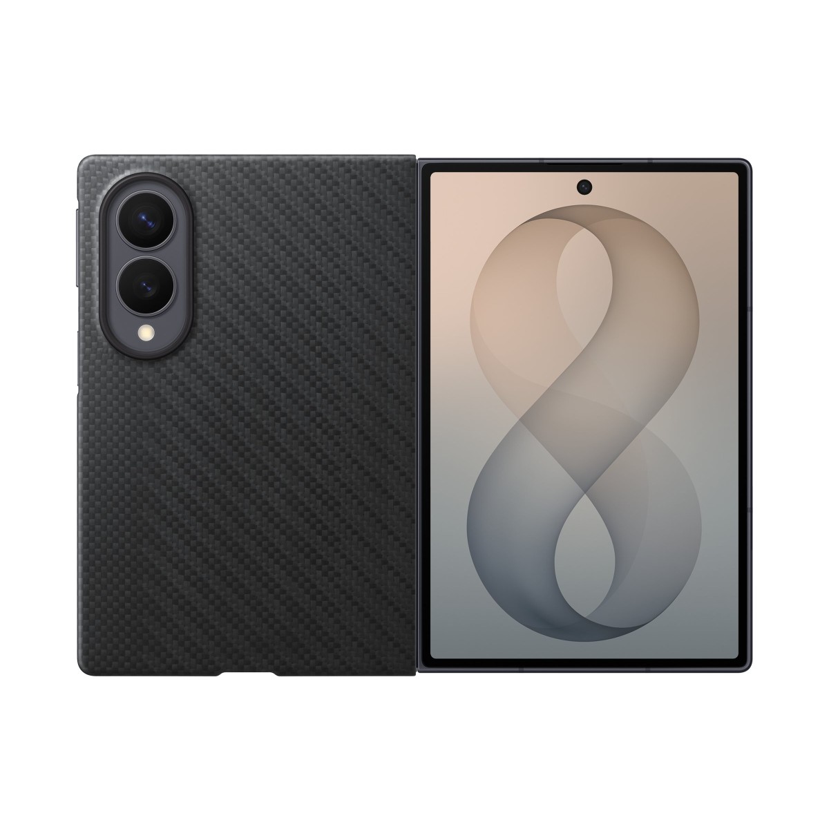 Samsung Carbon Magnet EF-KF971 Handyhülle für Galaxy Z Fold8 schwarz