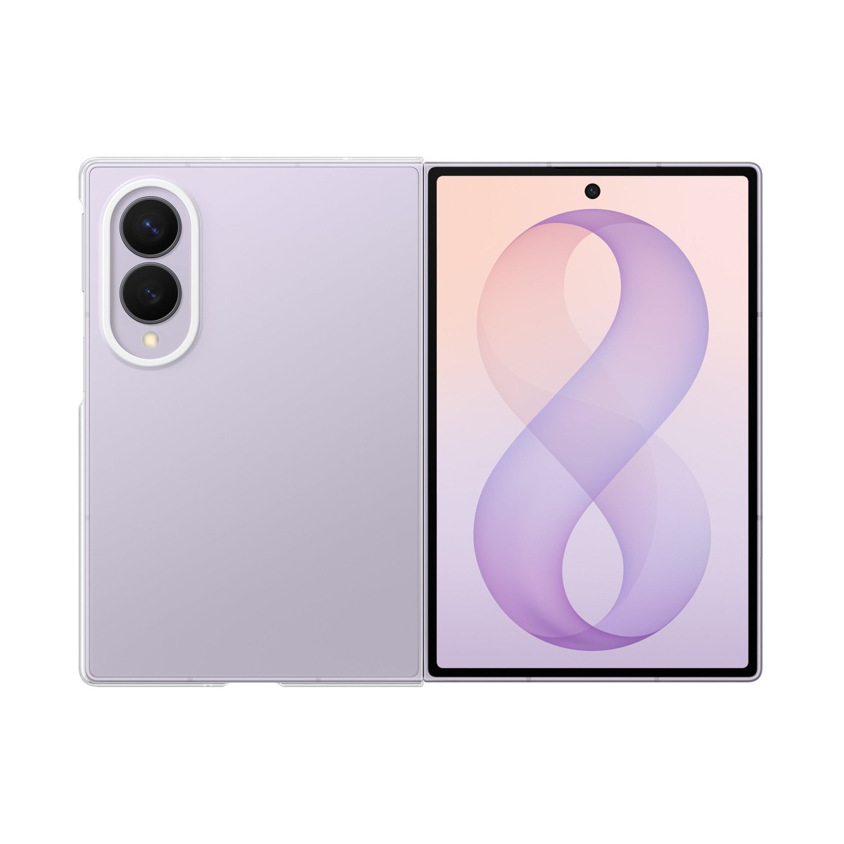 Samsung Clear Case EF-QF971 Handyhülle für Galaxy Z Fold8 transparent