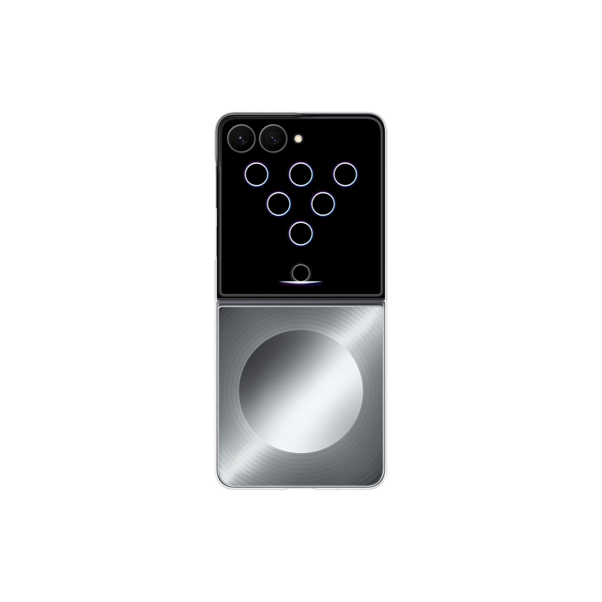 Samsung Flipsuit EF-FF776 Handyhülle für Galaxy Z Flip8 silber