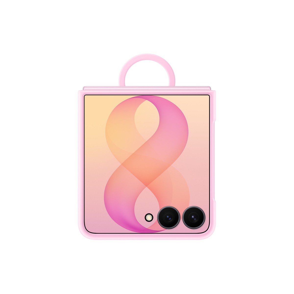 Samsung Silicone Ring Magnet Case EF-EF776 für Samsung Galaxy Z Flip8 pink