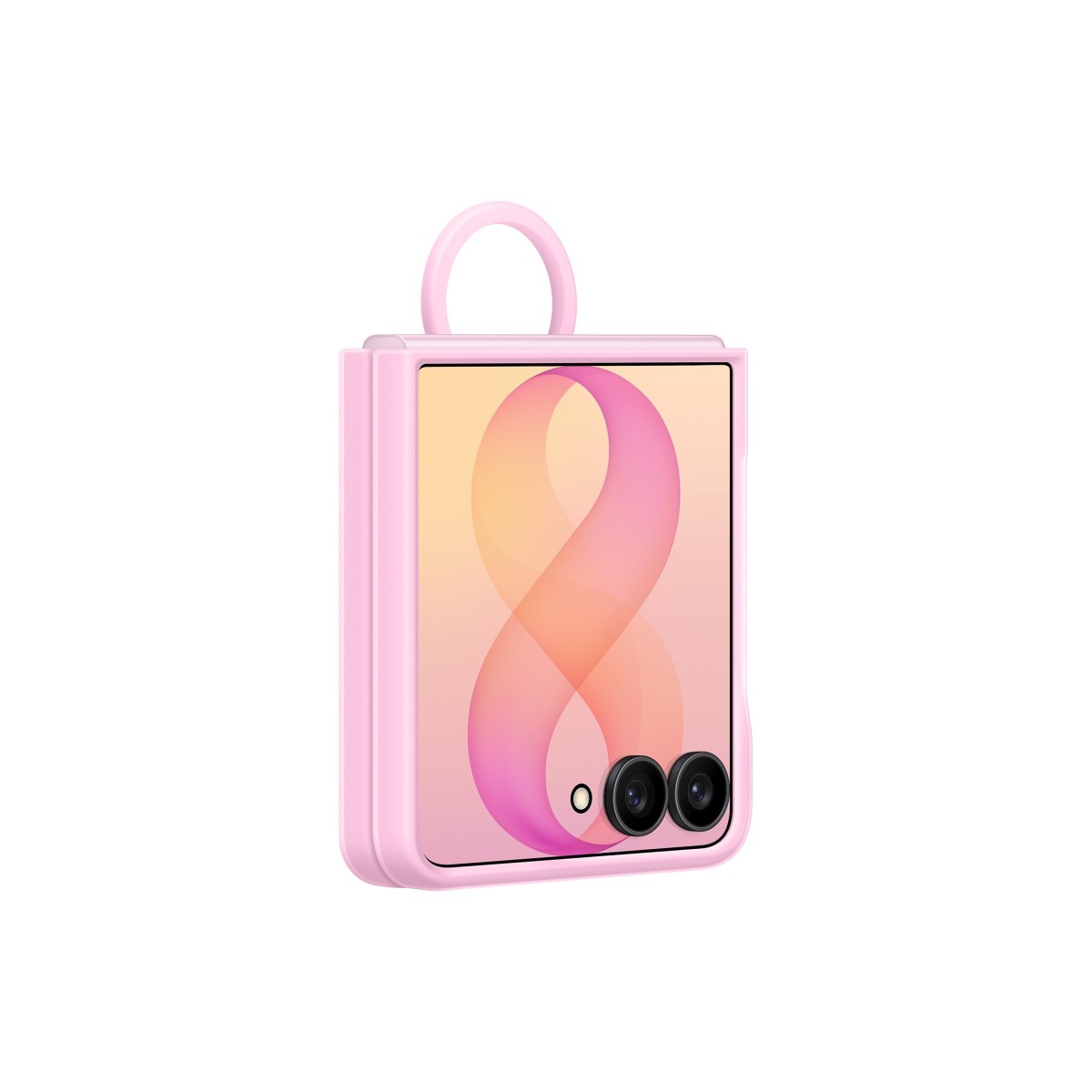 Samsung Silicone Ring Magnet Case EF-EF776 für Samsung Galaxy Z Flip8 pink
