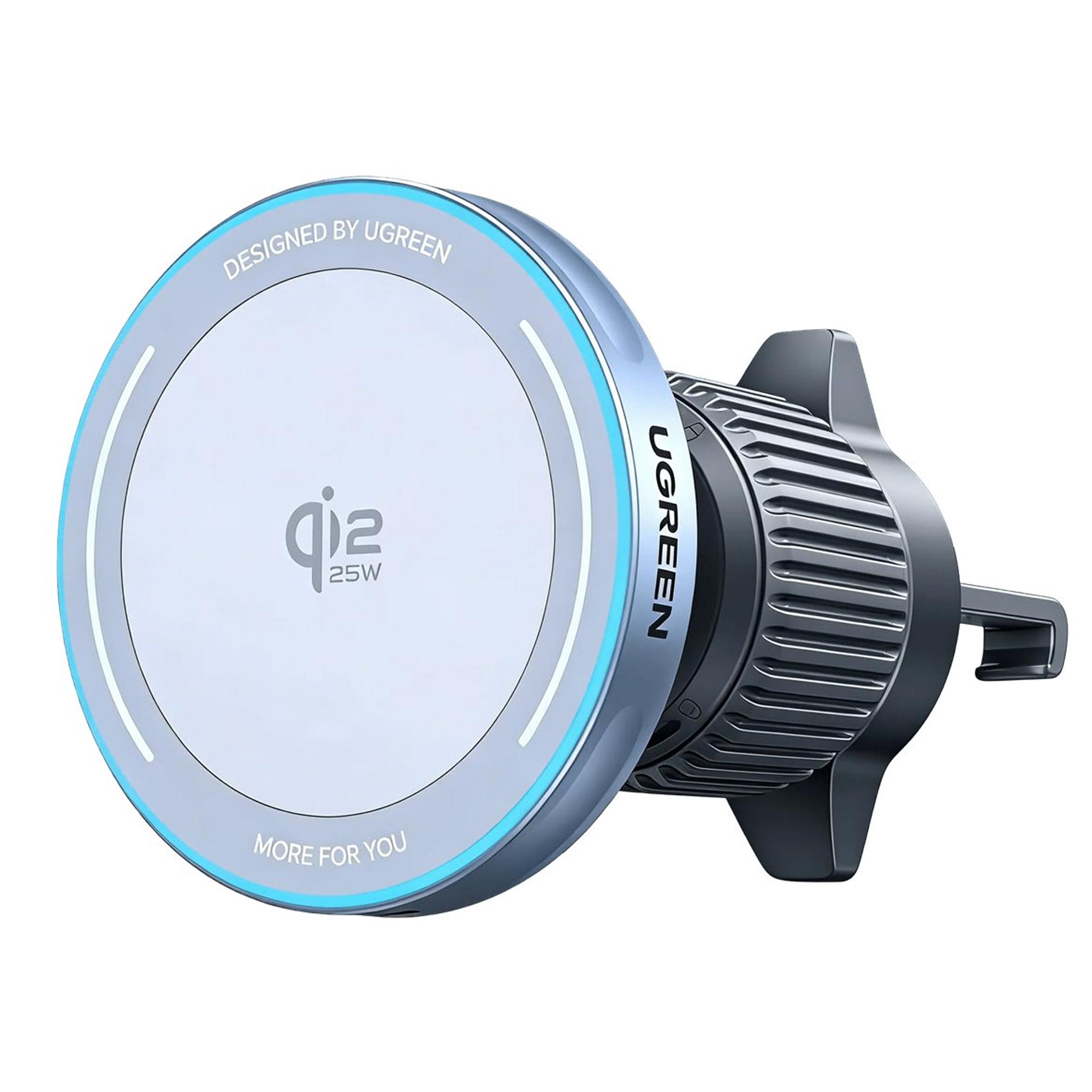 UGREEN MagFlow Qi2 25W magnetische Kfz-Halterung mit kabelloser Ladefunktion