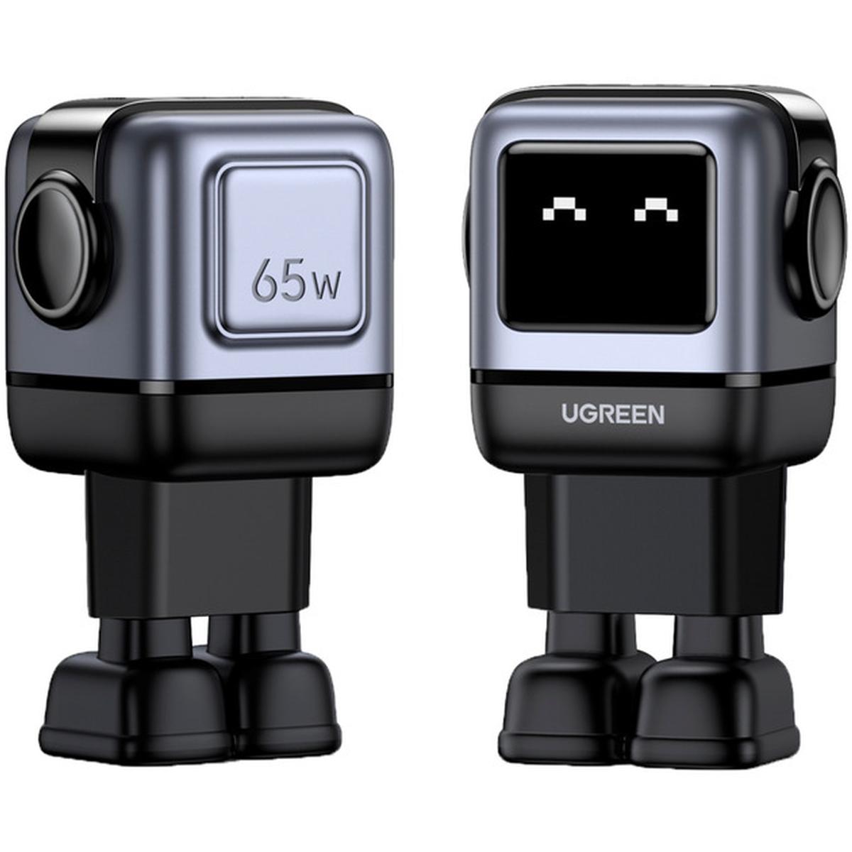 UGREEN Uno 65W GaN 3-Port USB-C Ladegerät grau