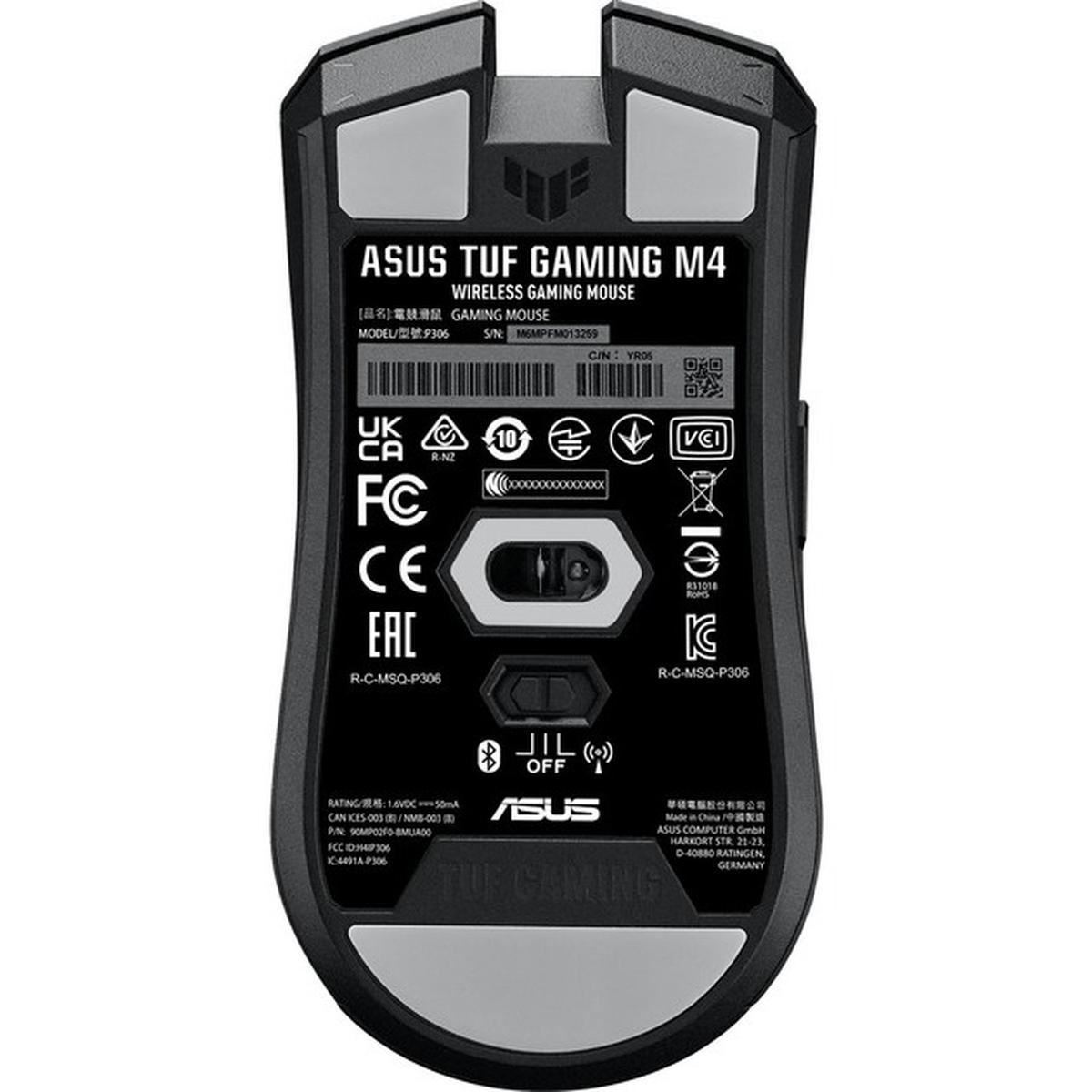 ASUS TUF Gaming M4 Wireless optische Gaming-Maus schwarz