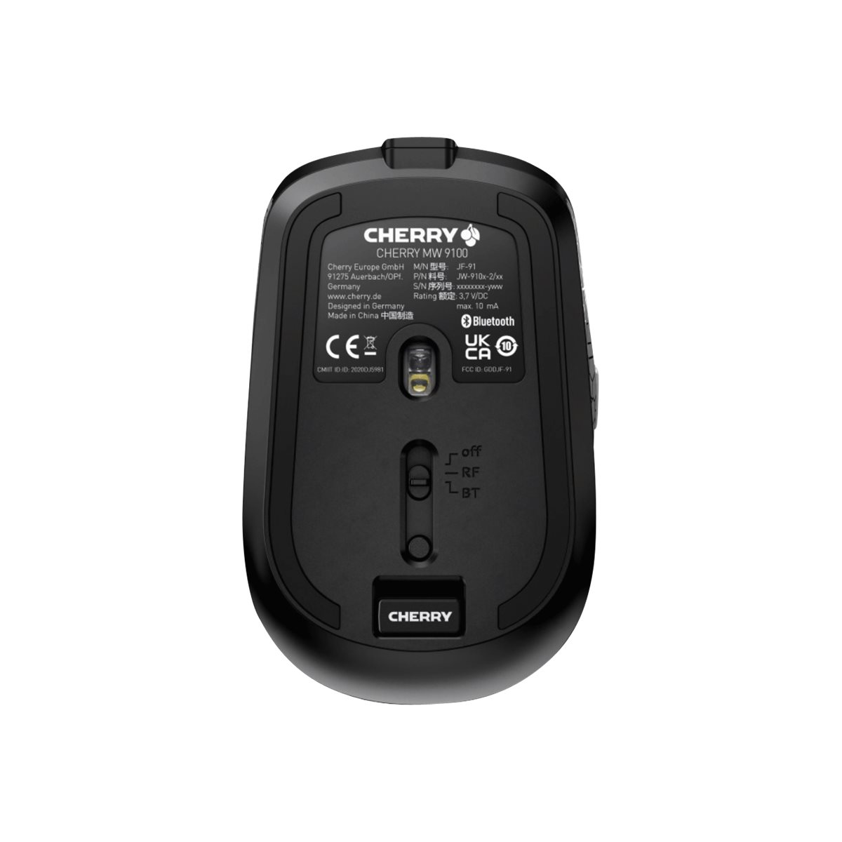 Cherry MW 9100 kompakte Wireless Maus schwarz