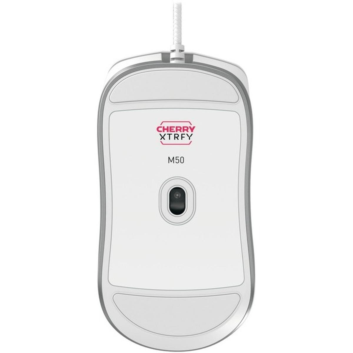 Cherry Xtrfy M50 Gaming-Maus weiß