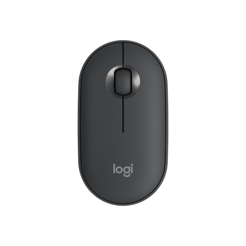 Logitech M350 Pebble Kabellose Maus graphit/schwarz