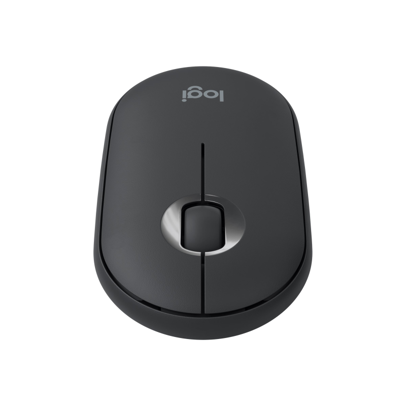 Logitech M350 Pebble Kabellose Maus graphit/schwarz