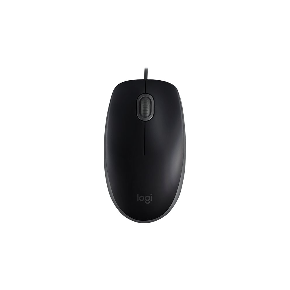 Logitech B110 Kabelgebundene USB-Maus grau