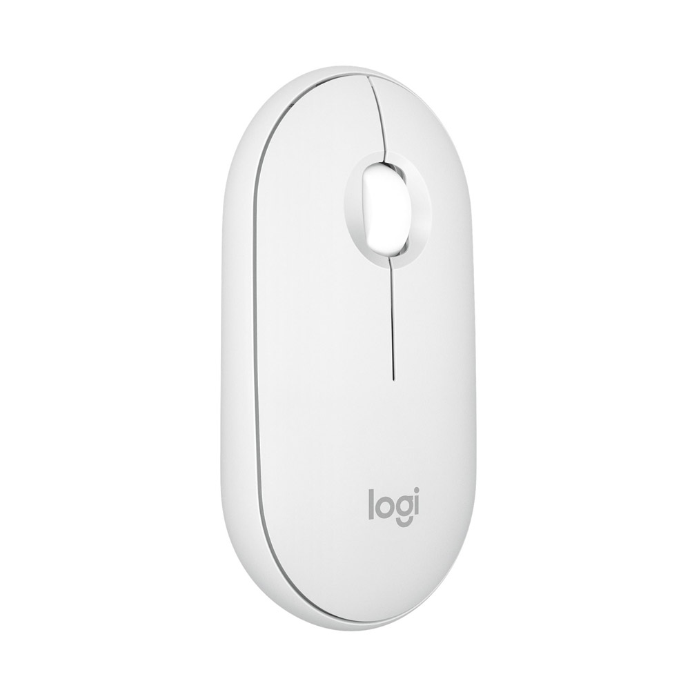 Logitech Pebble Mouse 2 M350s schlanke kabellose Bluetooth-Maus weiß (2. Wahl)