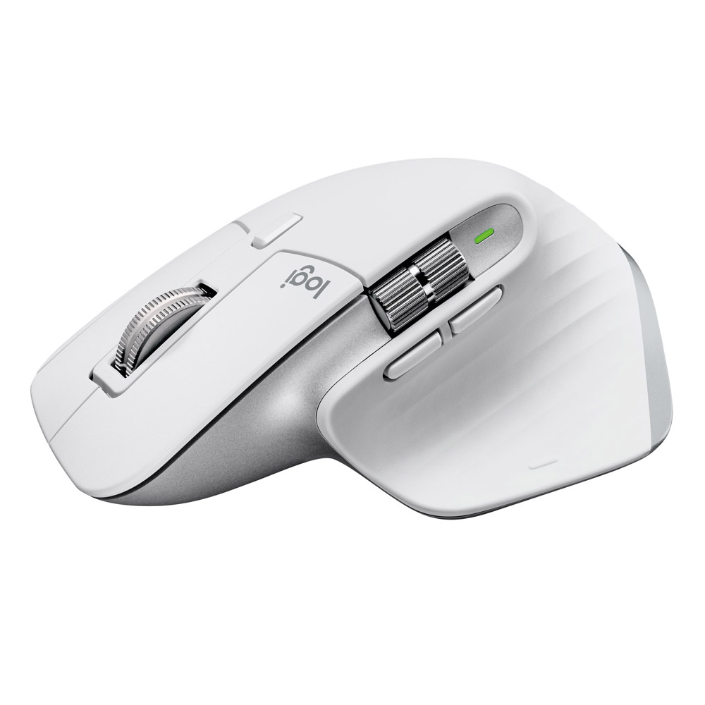 Logitech MX Master 3S Kabellose Performance-Maus mit ultraschnellem Scrollen hellgrau