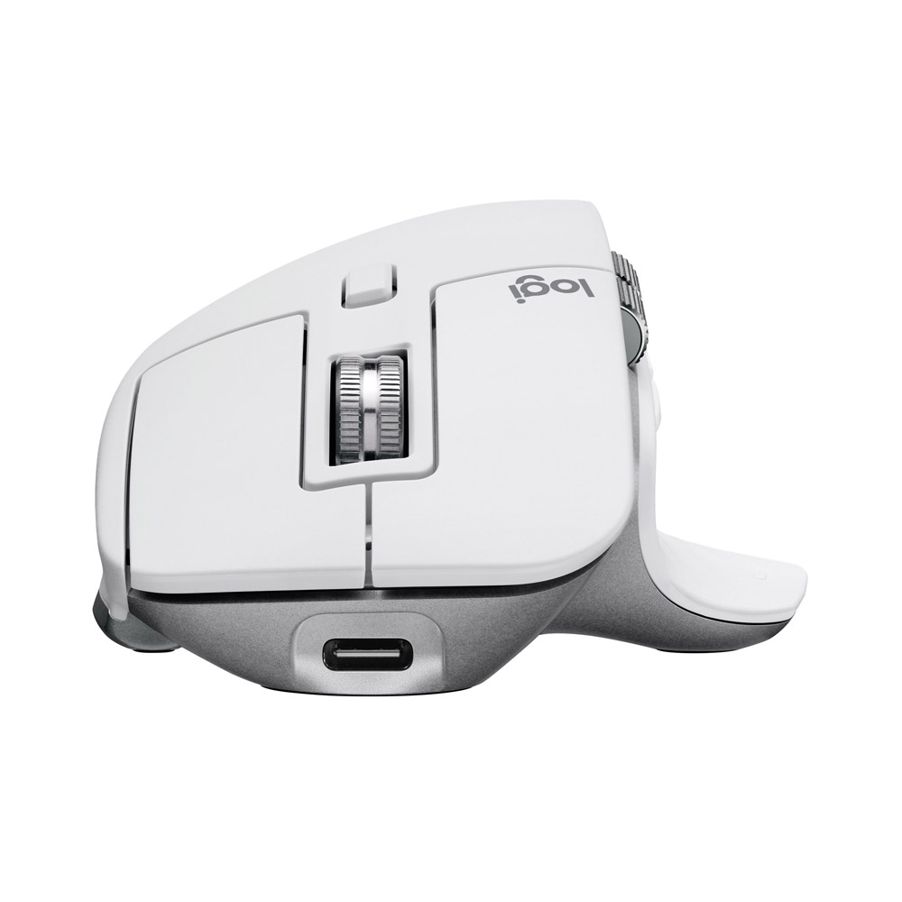 Logitech MX Master 3S Kabellose Performance-Maus mit ultraschnellem Scrollen hellgrau (2. Wahl)