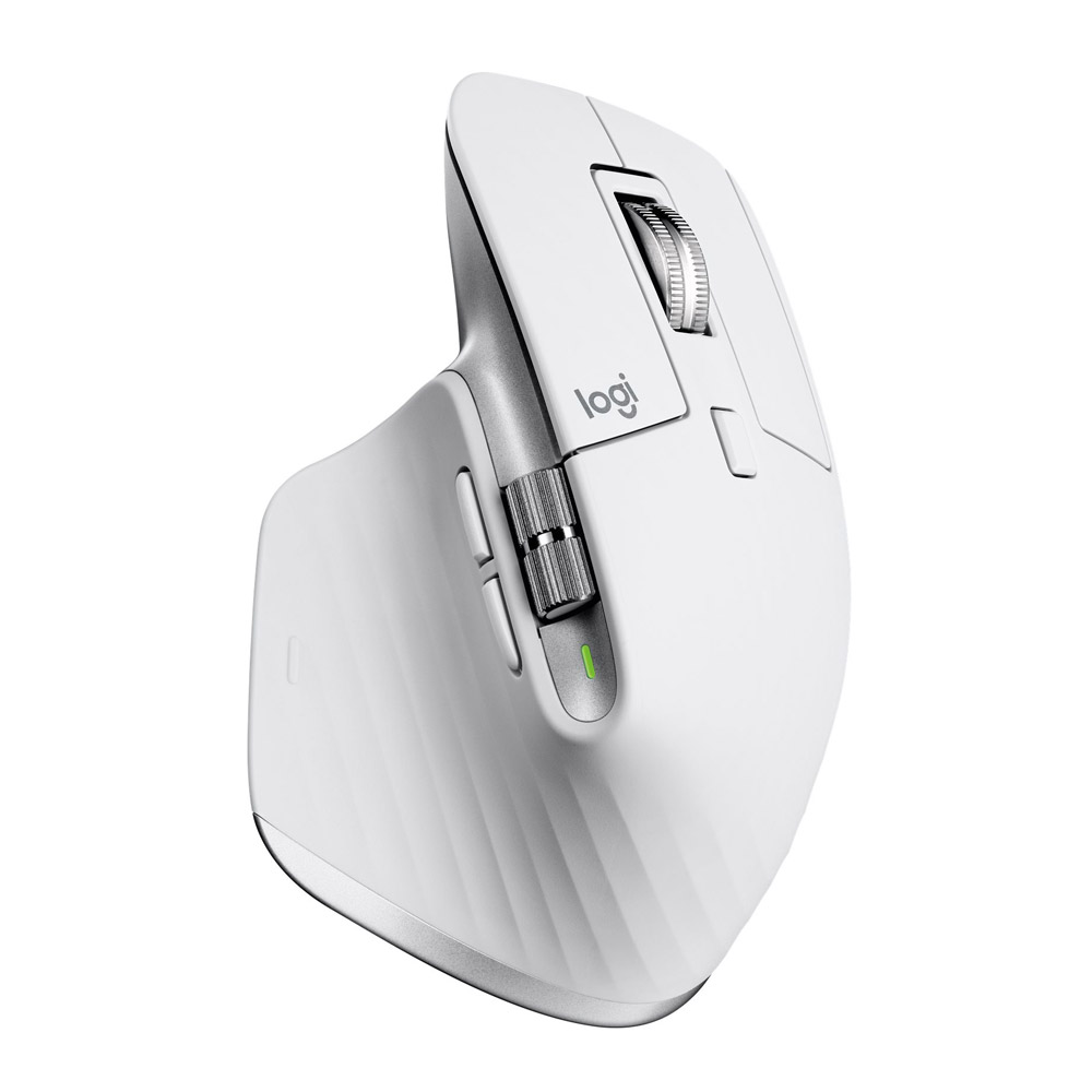 Logitech MX Master 3S Kabellose Performance-Maus mit ultraschnellem Scrollen hellgrau