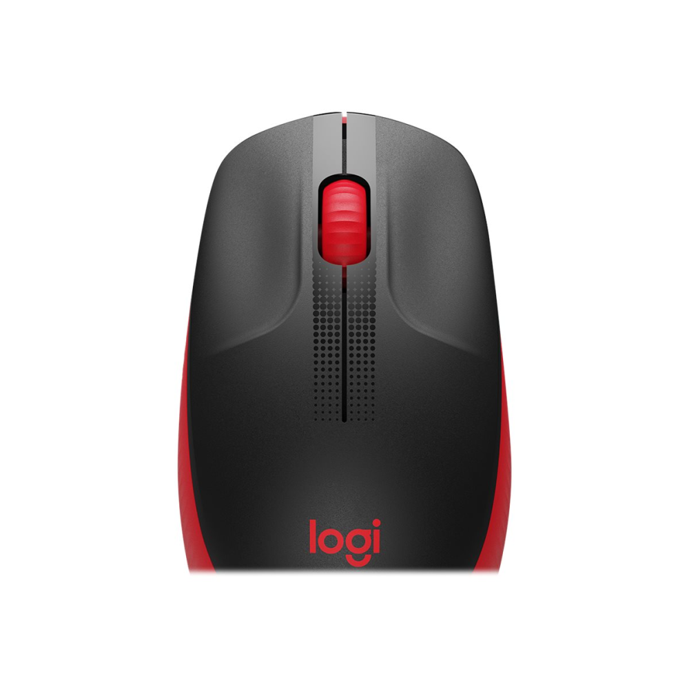 Logitech M190 kabellose Maus rot