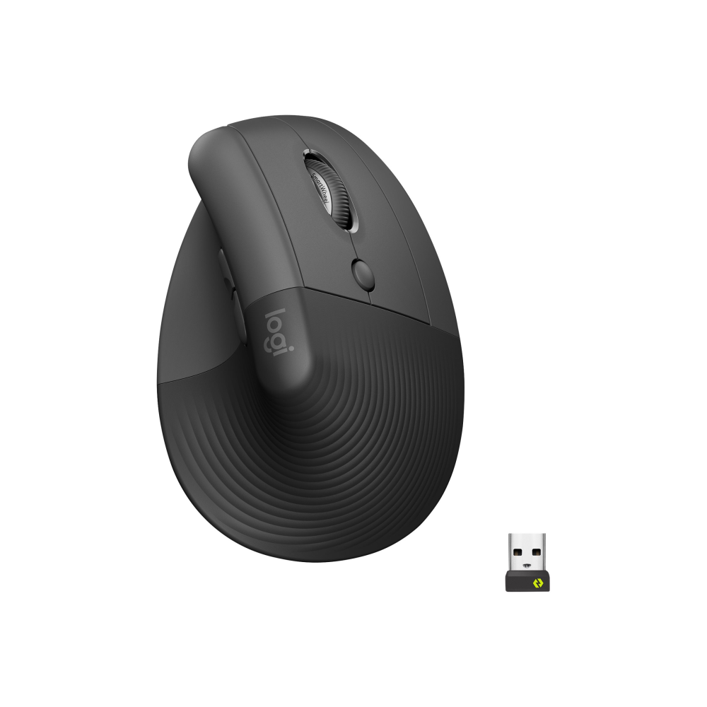 Logitech Lift for Business vertikale ergonomische Maus schwarz (2.Wahl)