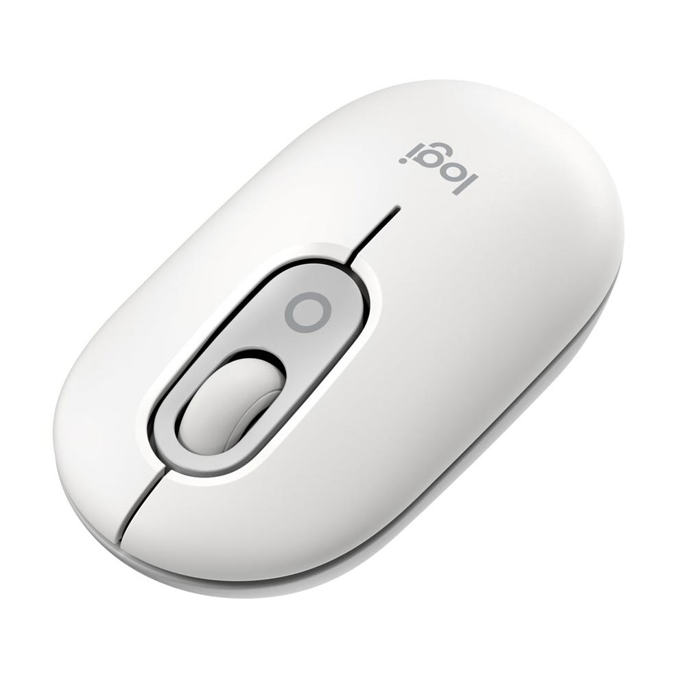 Logitech POP Mouse kabellose Bluetooth-Maus grauweiß