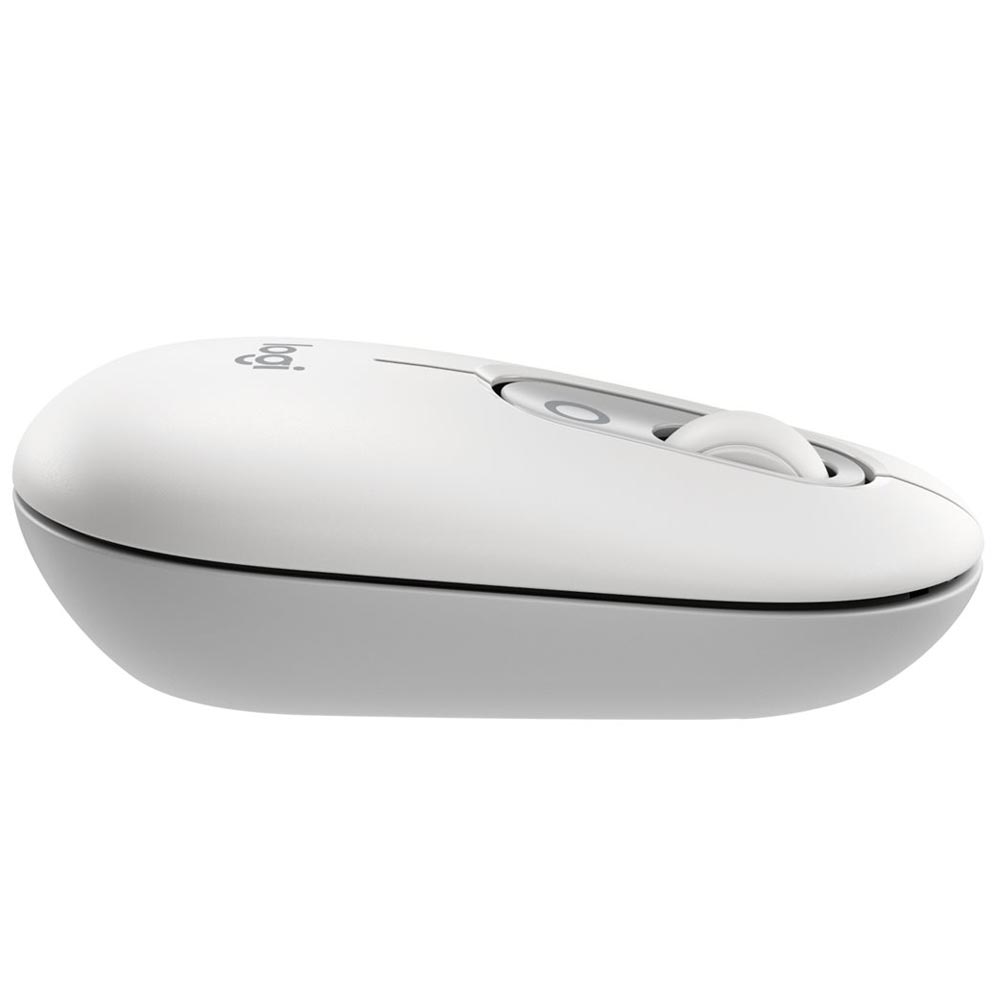 Logitech POP Mouse kabellose Bluetooth-Maus grauweiß