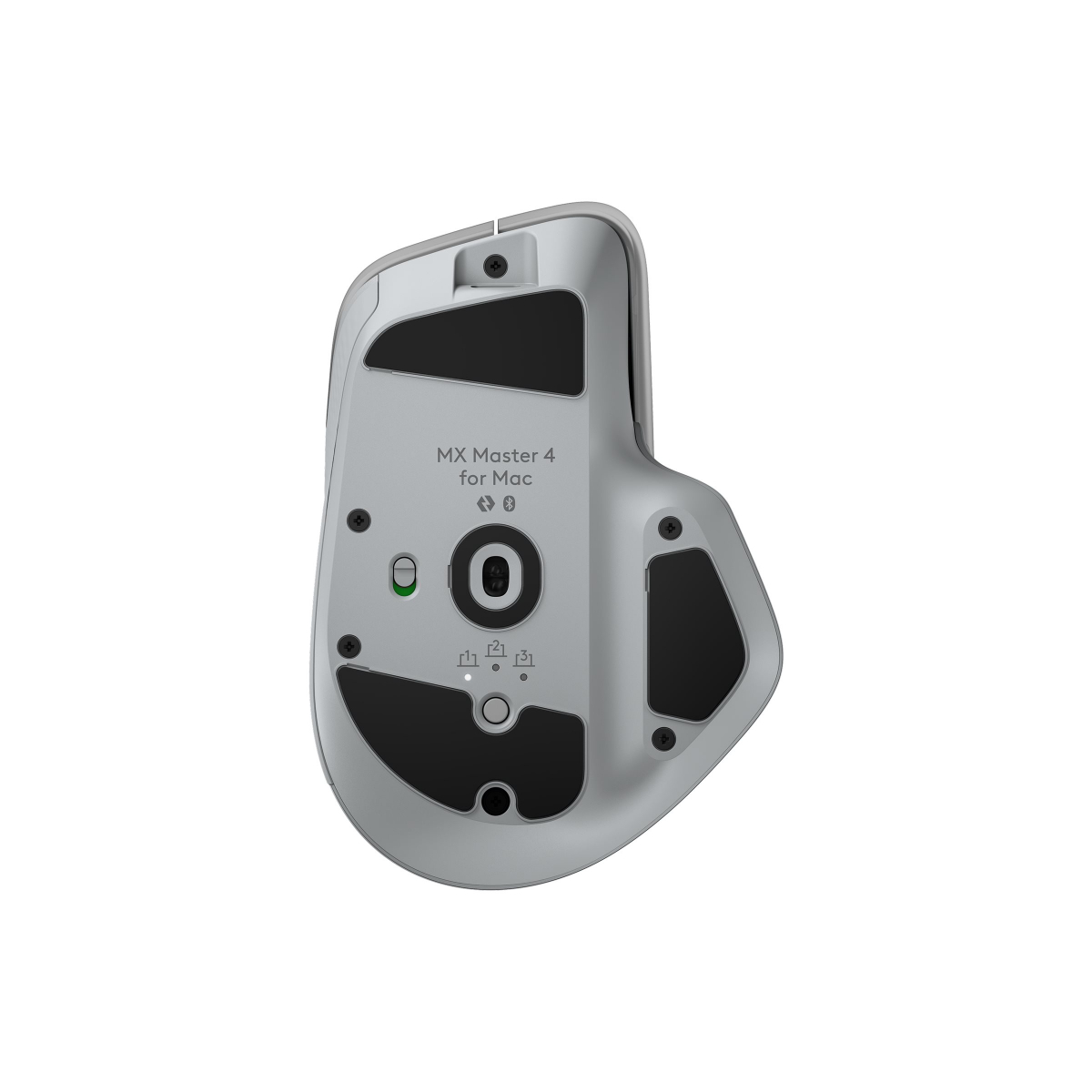 Logitech MX Master 4 for Mac kabellose Maus für Mac weiß-silber