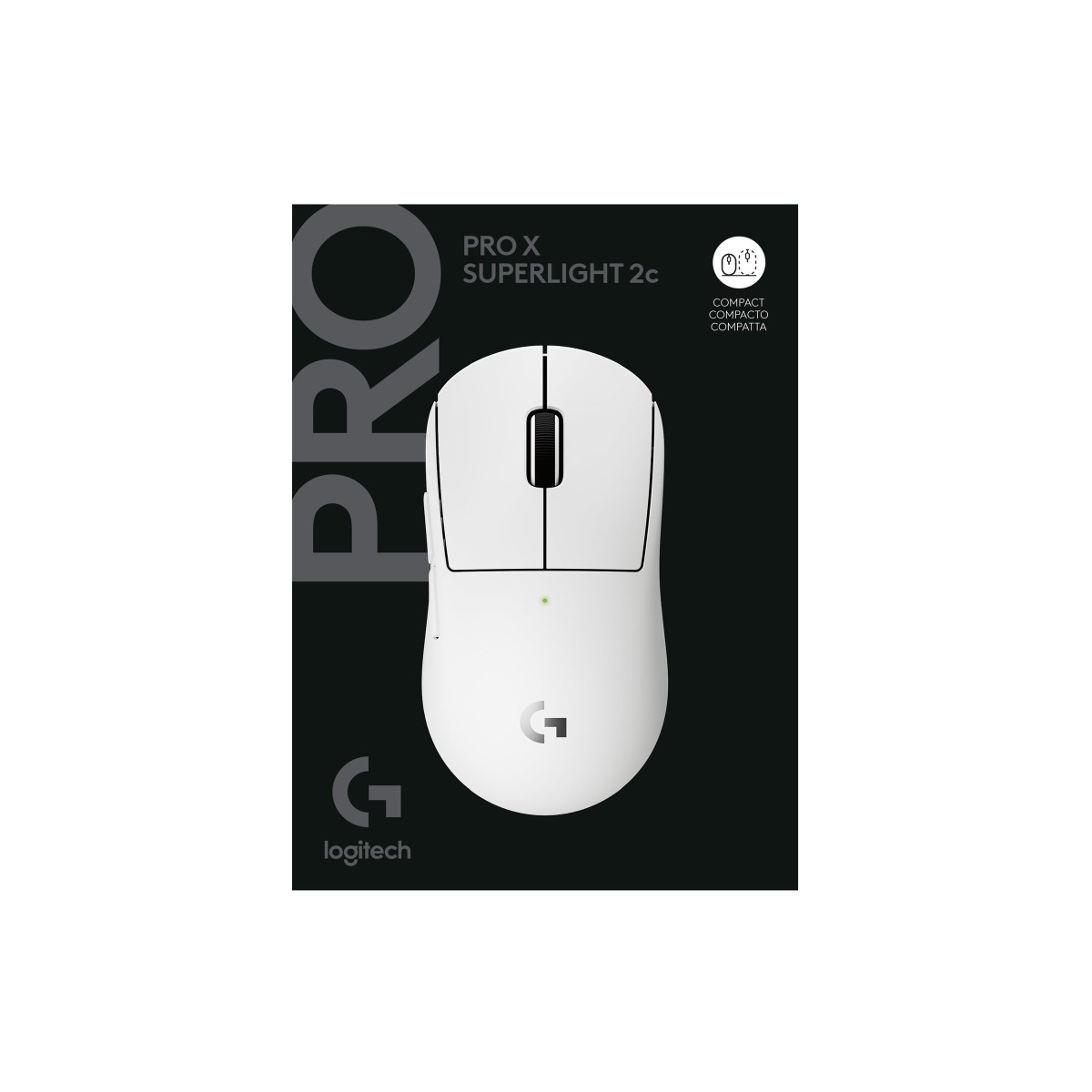 Logitech G PRO X SUPERLIGHT 2c kabellose Gaming-Maus weiß