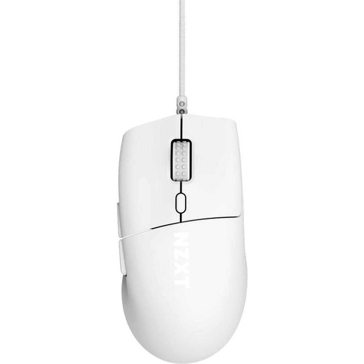 NZXT Lift 2 Ergo ergonomische Gaming-Maus weiß