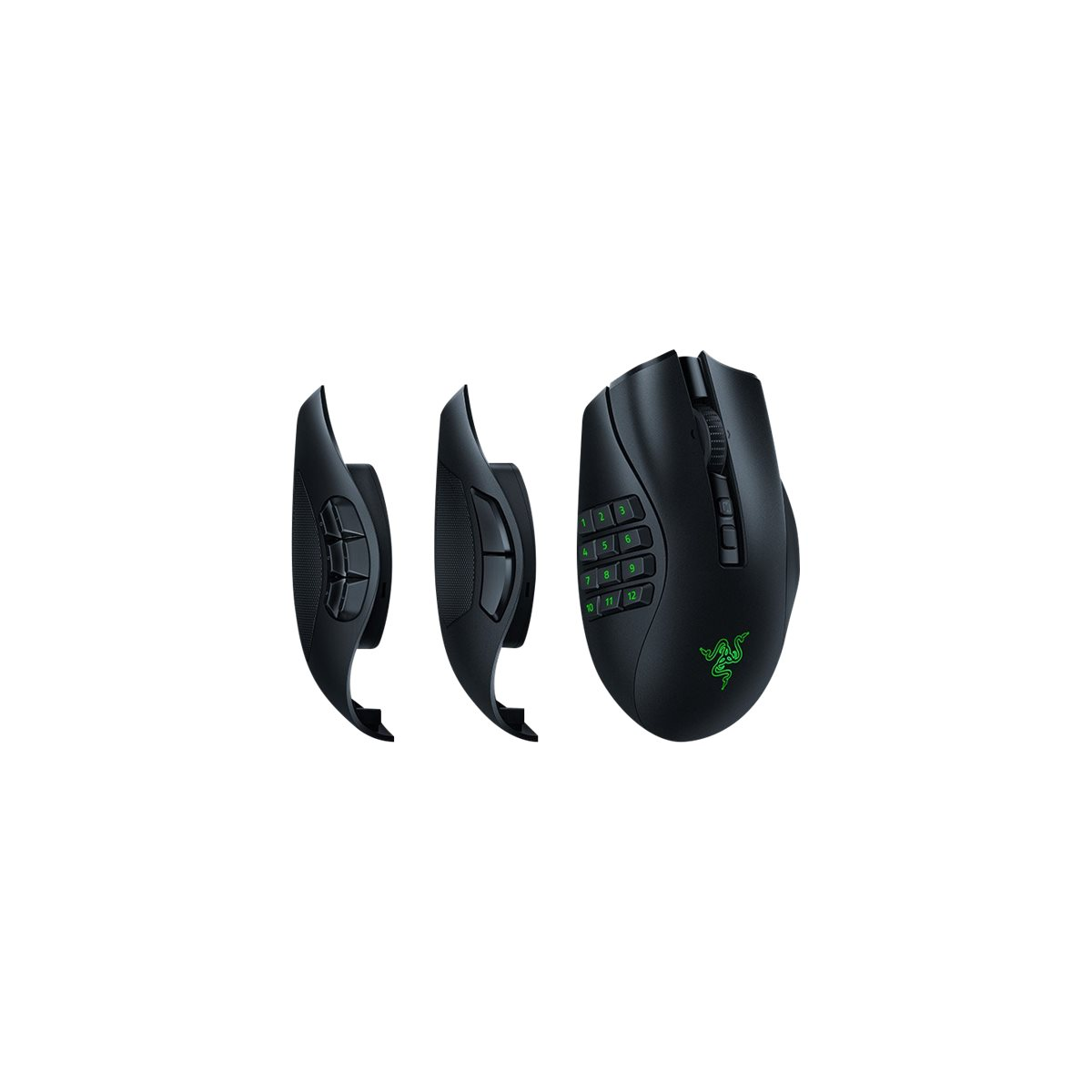 Razer Naga V2 Pro kabellose MMO-Gaming-Maus schwarz