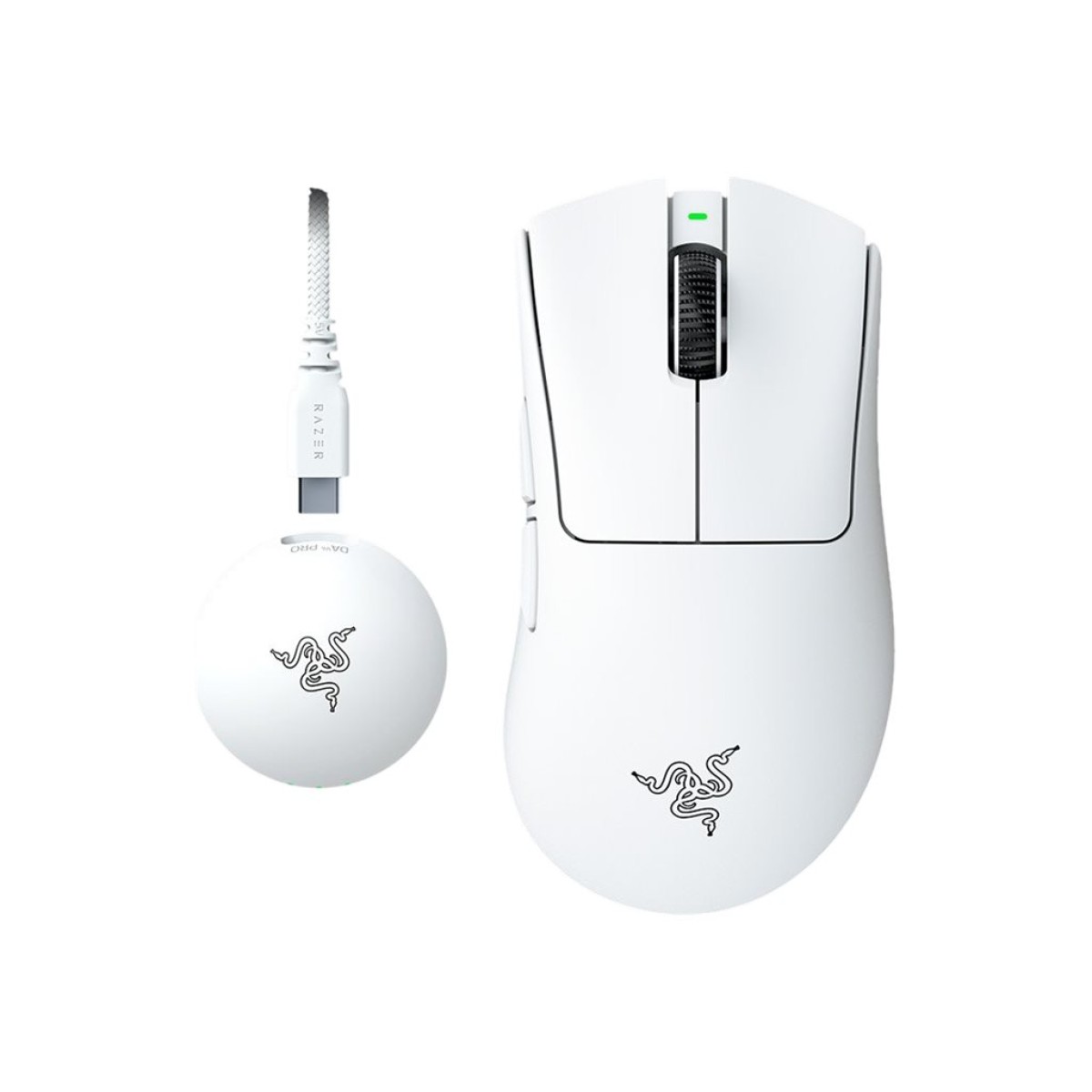 Razer DeathAdder V4 Pro Gaming-Maus weiß
