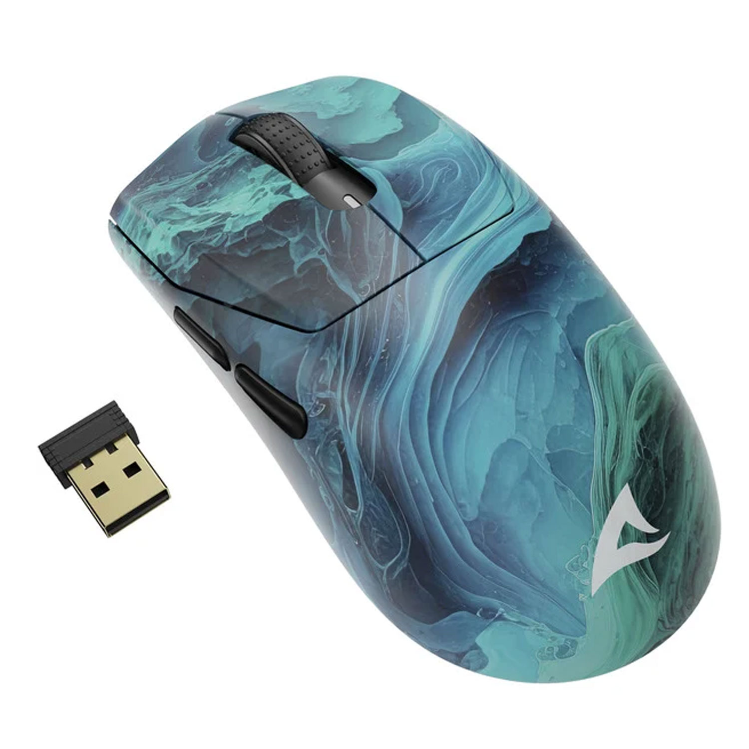 Sharkoon Skiller SGM25W Gaming-Maus türkis/blau