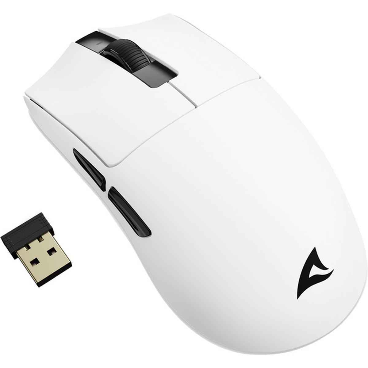 Sharkoon FireGlider One Gaming-Maus weiß