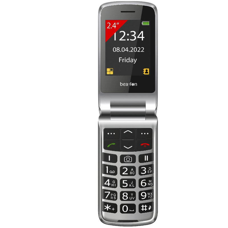 Beafon SL605 Klapp-Handy schwarz/silber