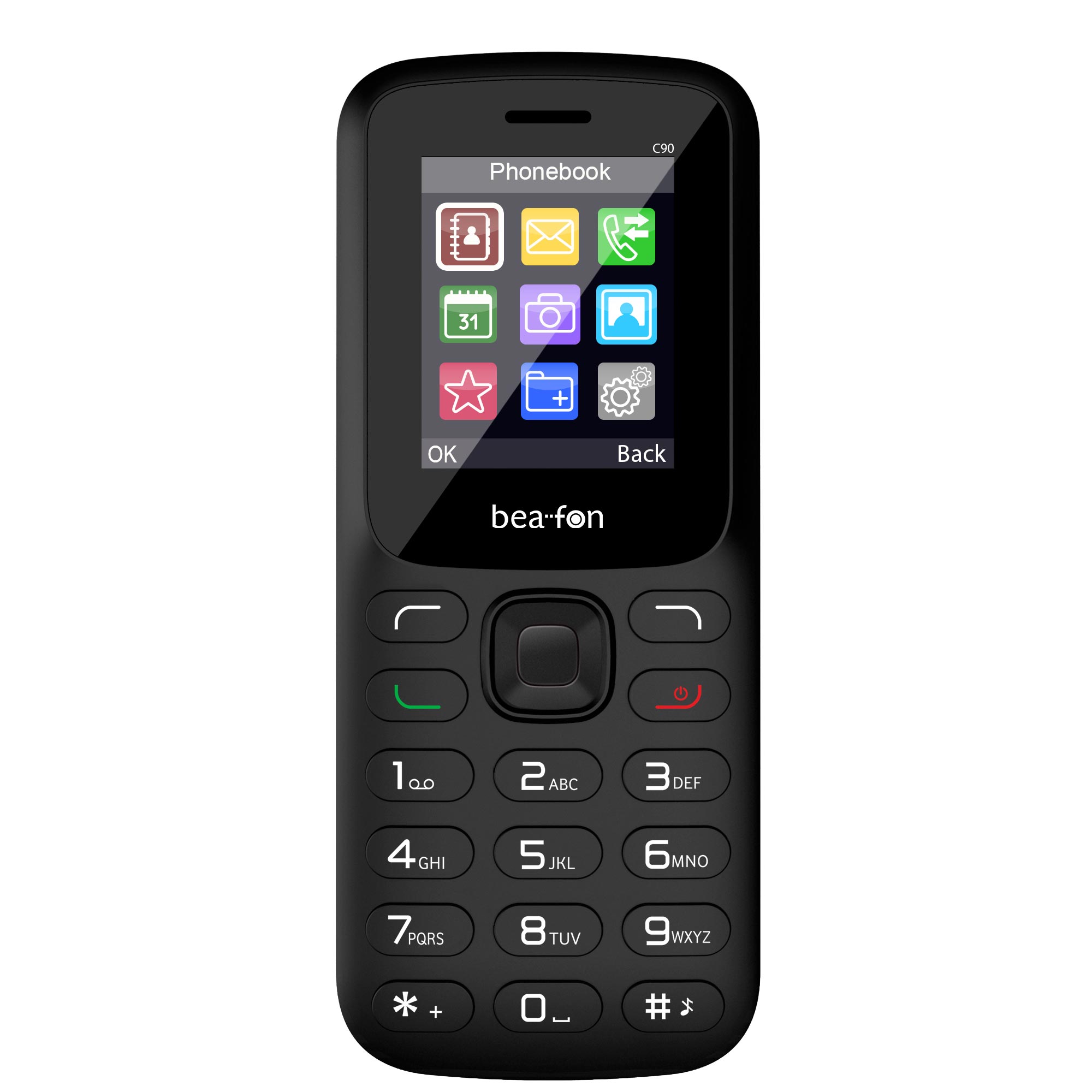 Bea-fon C90 LTE Mobiltelefon schwarz