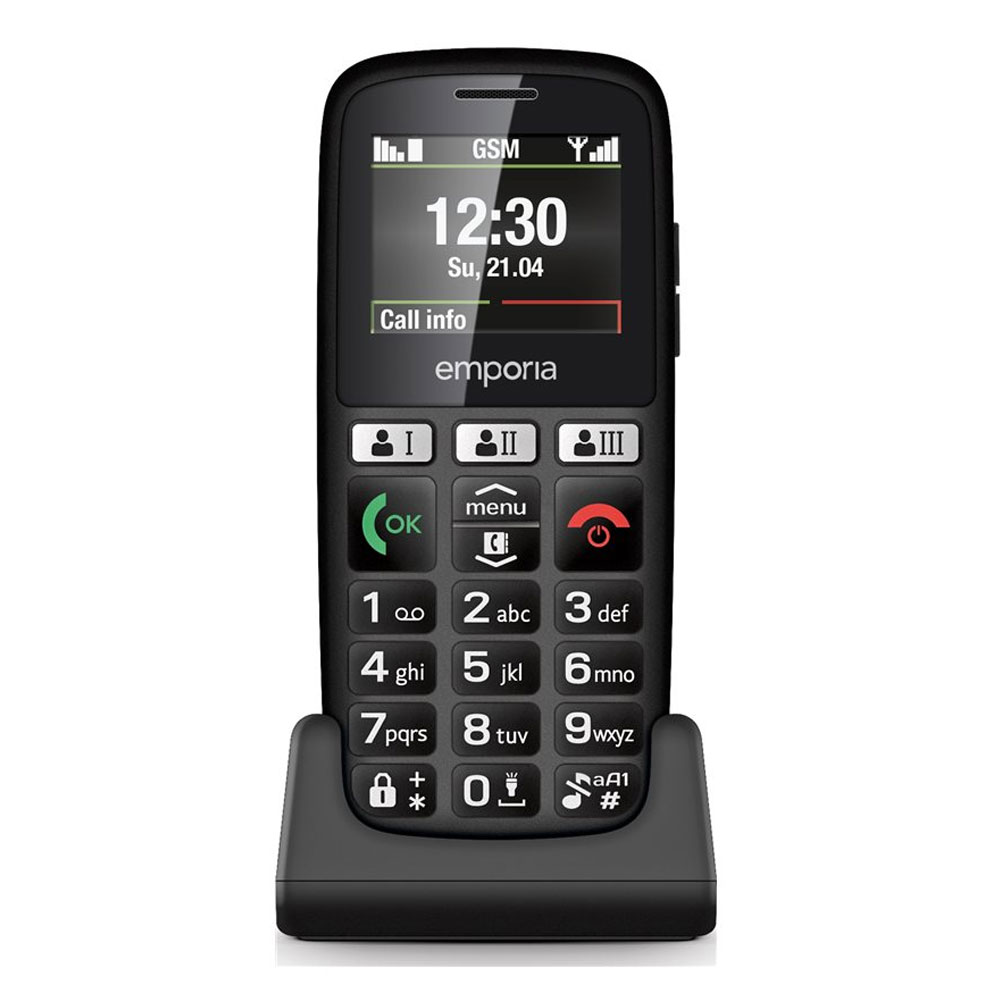 Emporia E30 Seniorenhandy schwarz