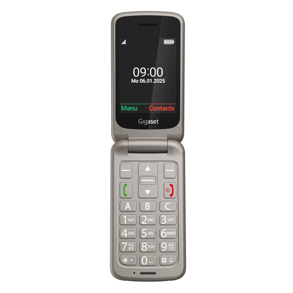 Gigaset GL595 Flip-Mobiltelefon titanium