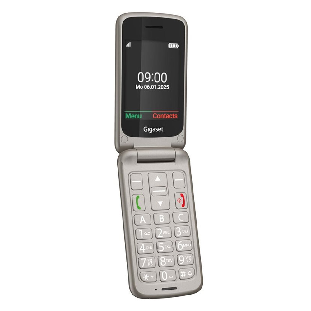 Gigaset GL595 Flip-Mobiltelefon titanium