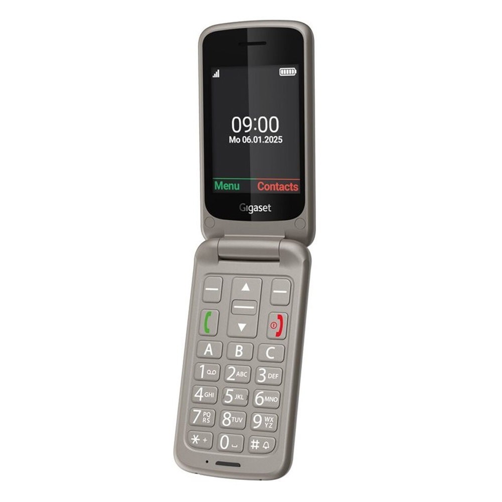 Gigaset GL595 Flip-Mobiltelefon titanium