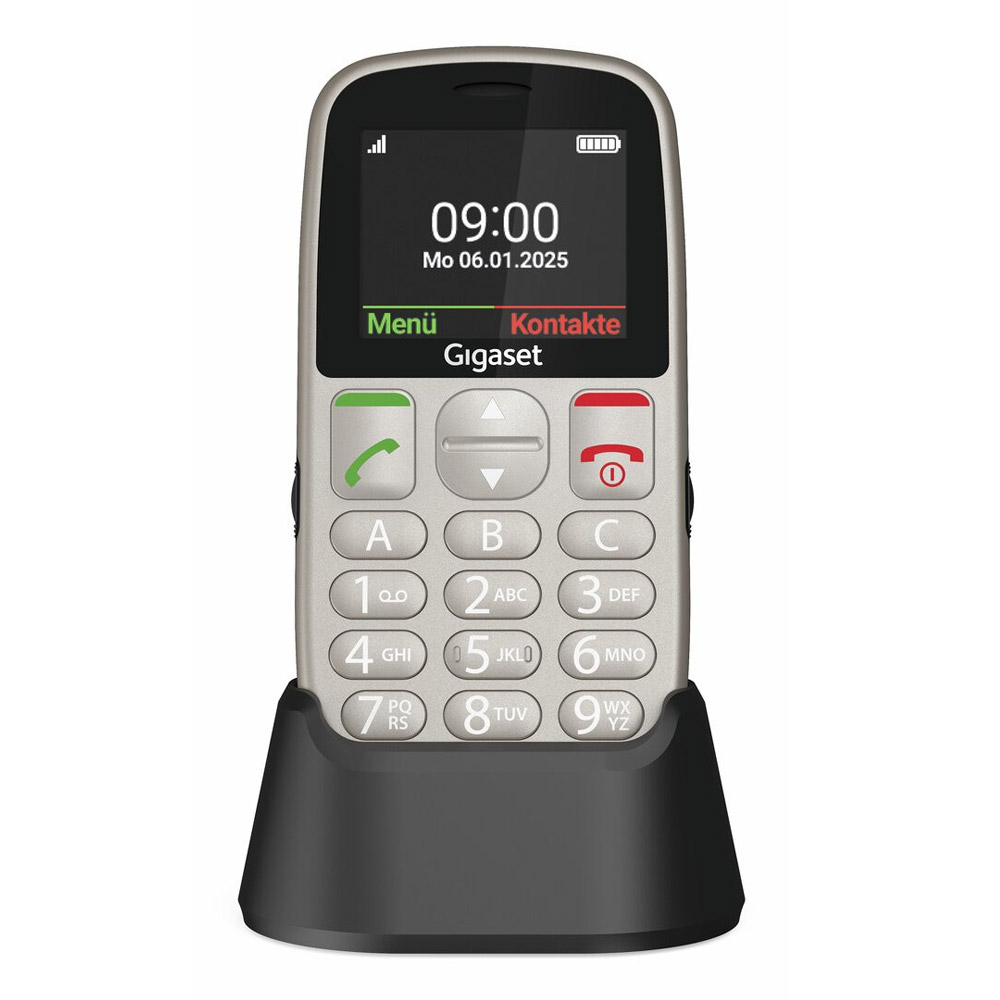 Gigaset GL395 Mobiltelefon titanium