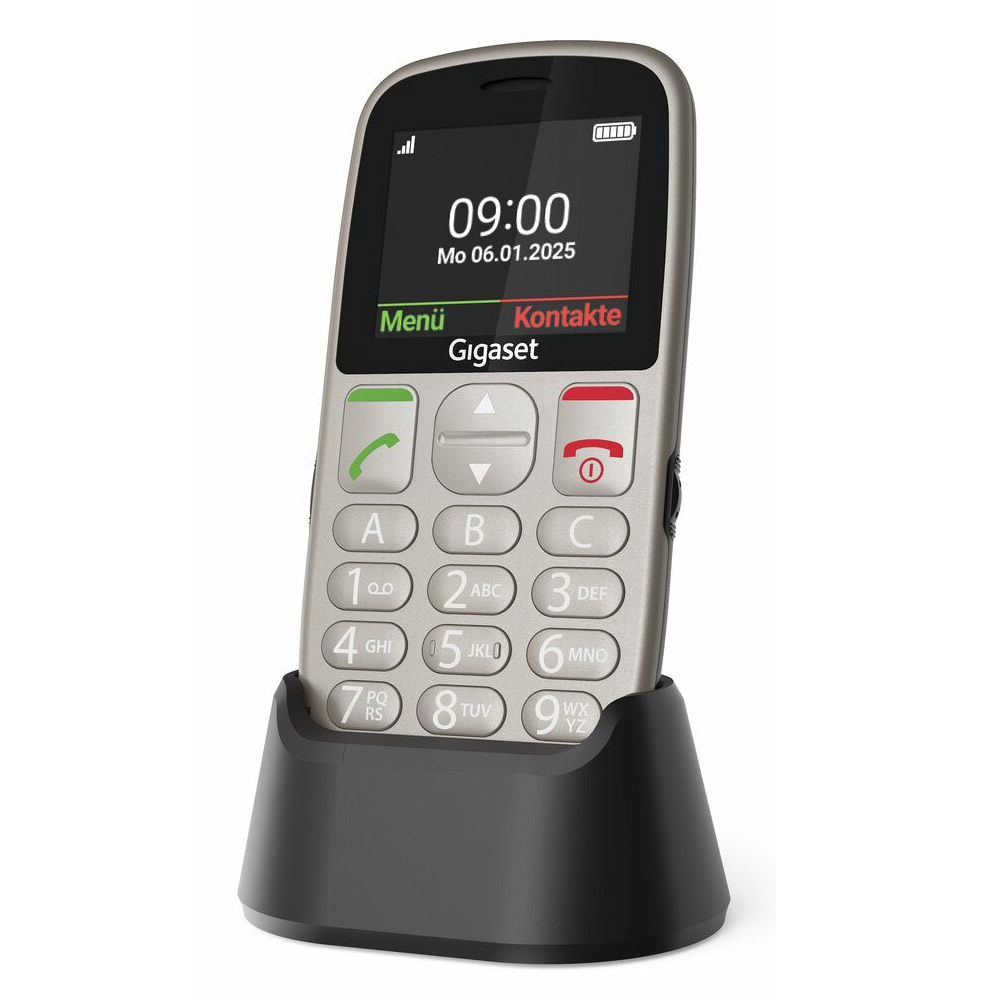 Gigaset GL395 Mobiltelefon titanium