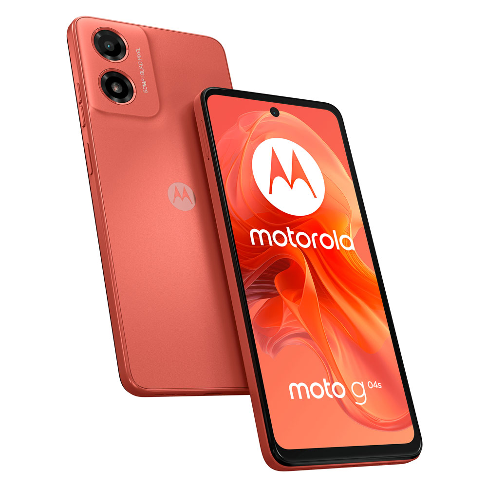 Motorola Moto G04s 64GB Smartphone sunrise orange