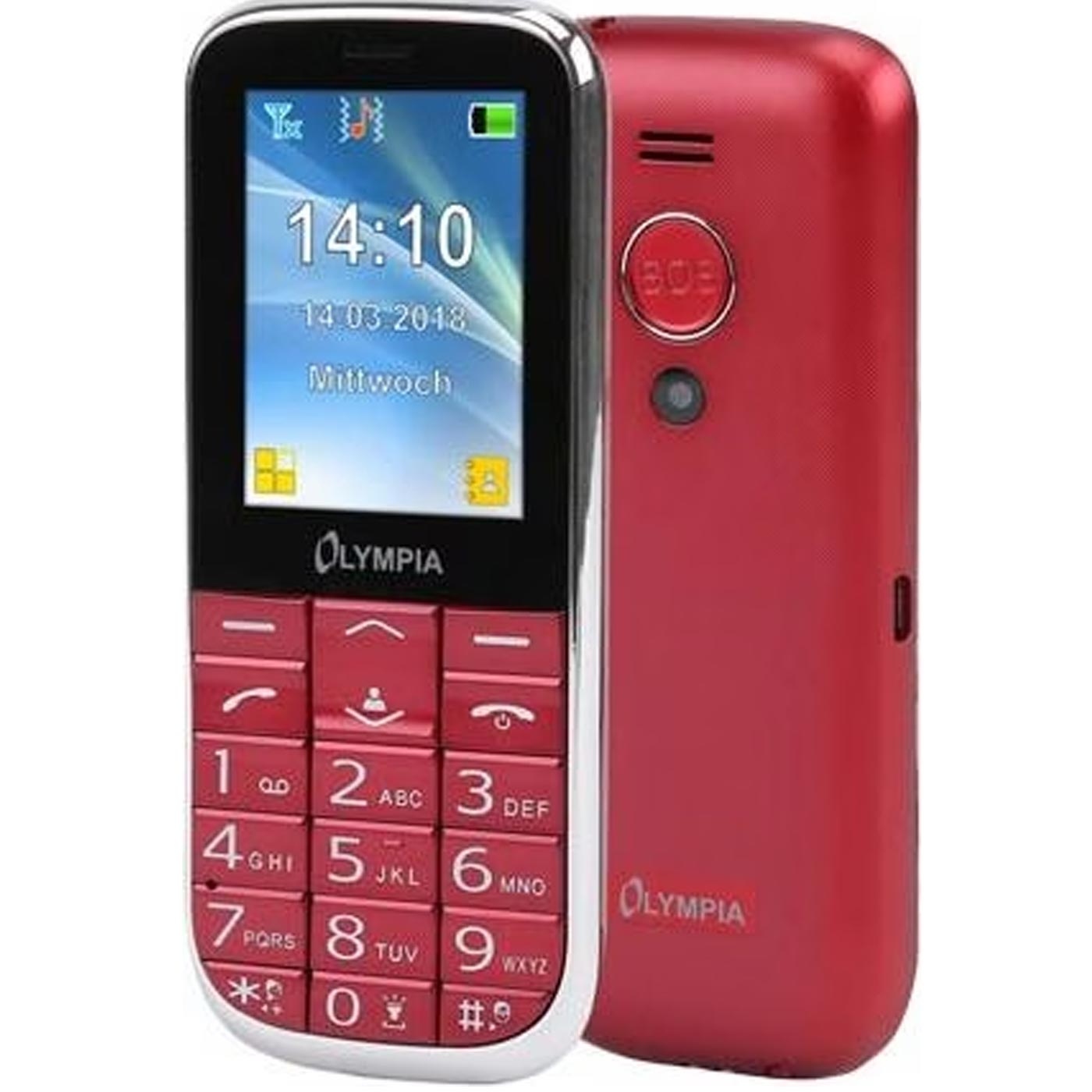 Olympia 2220 Joy II Seniorenhandy rot