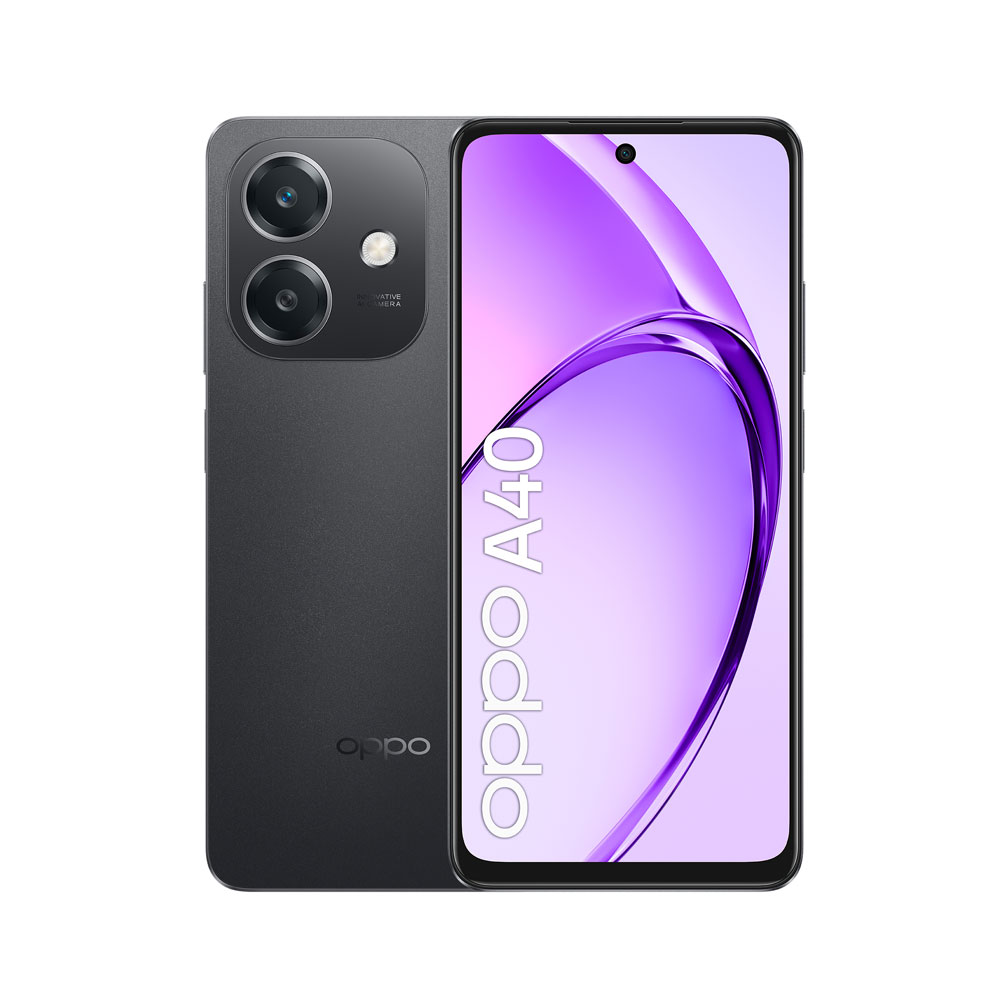 Oppo A40 128GB Smartphone sparkle black