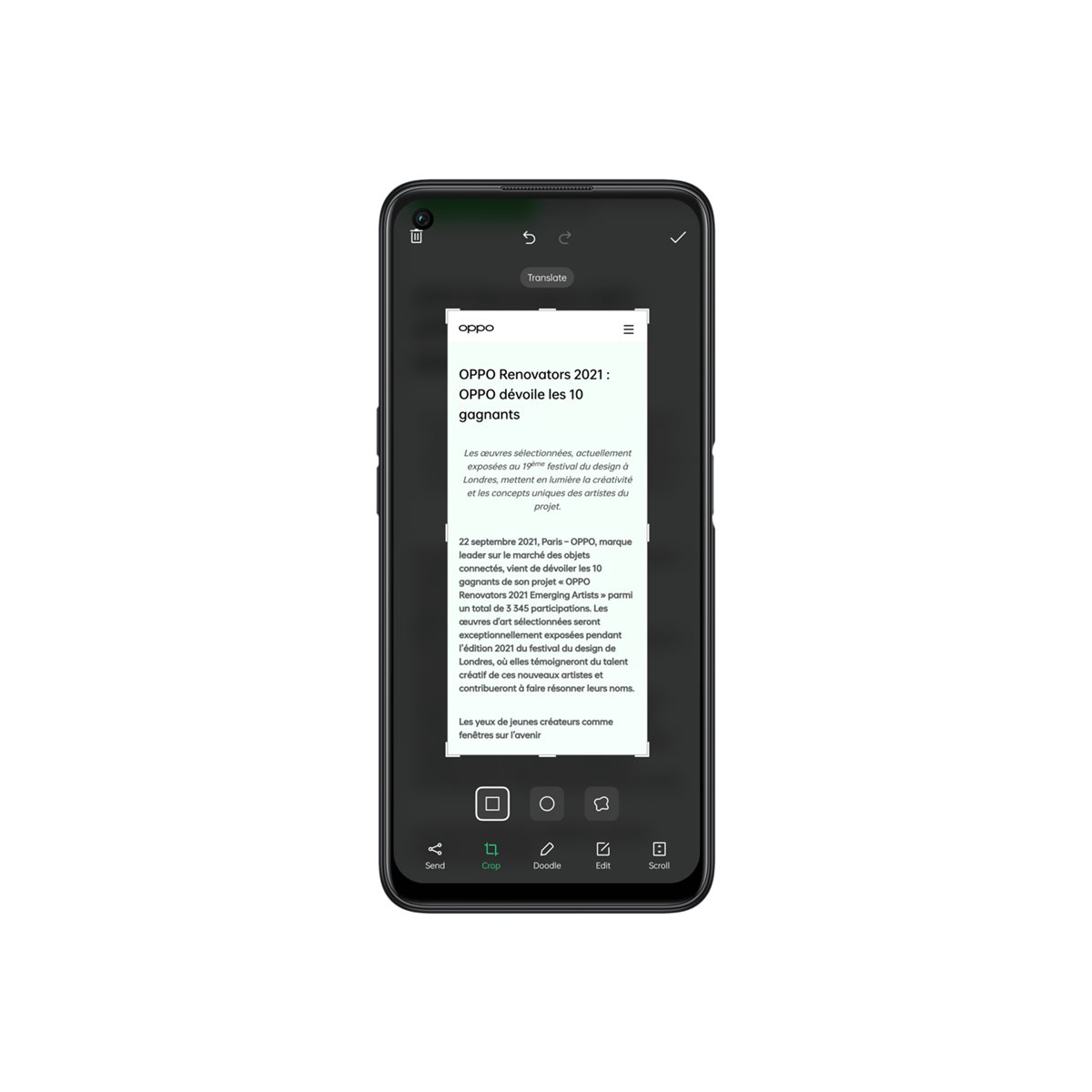 OPPO A76 128GB Smartphone glowing black