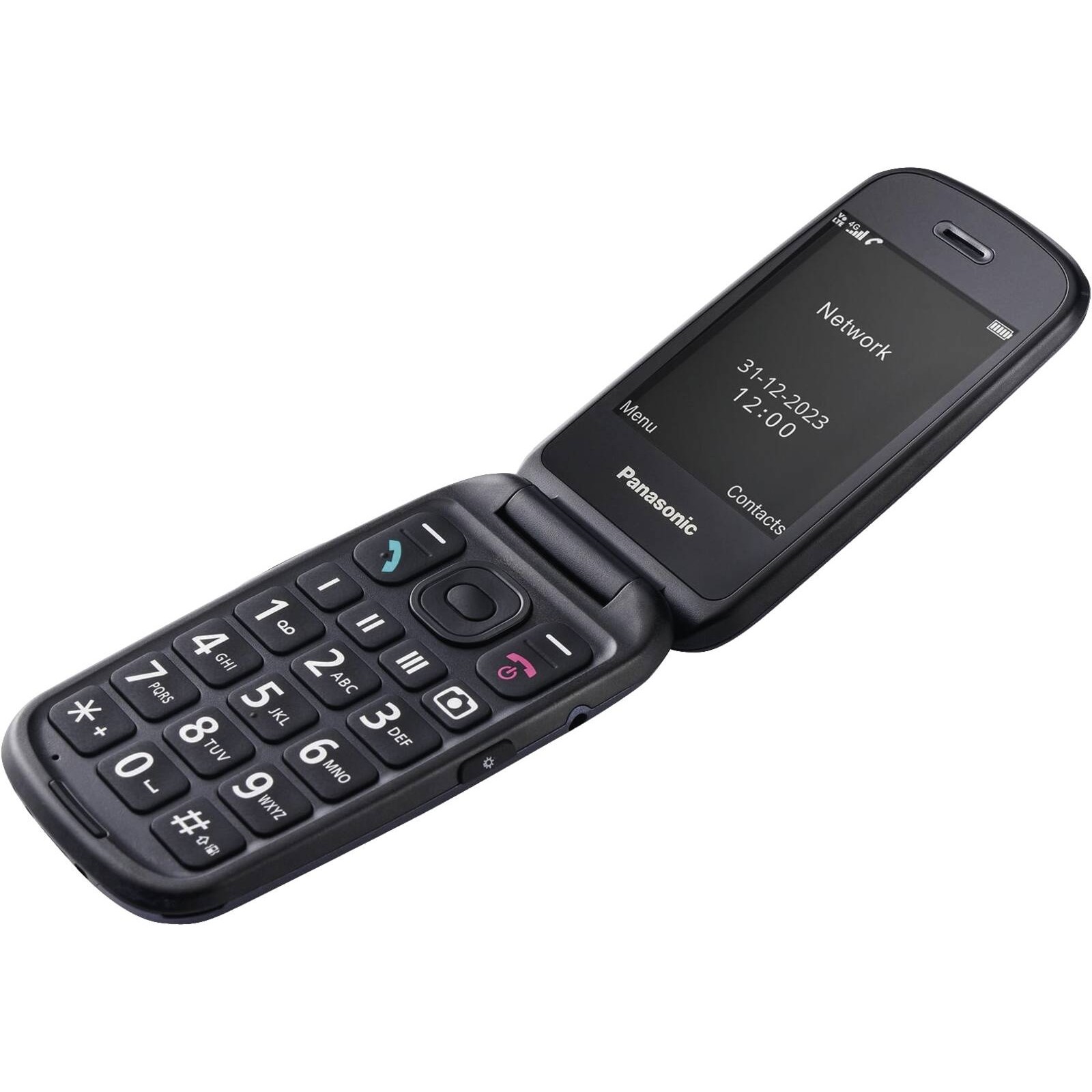 Panasonic KX-TU550 Senioren-Klapphandy schwarz
