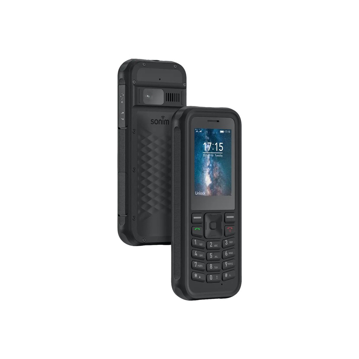 Sonim XP100 4G Dual-SIM Feature Phone schwarz