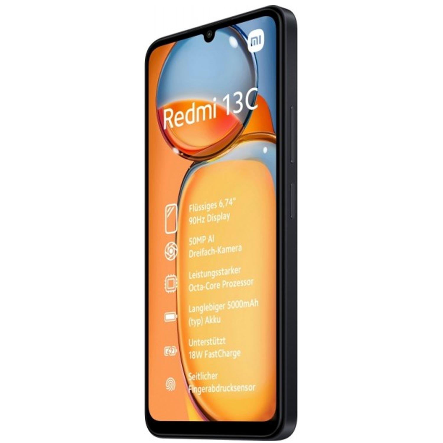 Xiaomi Redmi 13C 128GB Smartphone midnight black