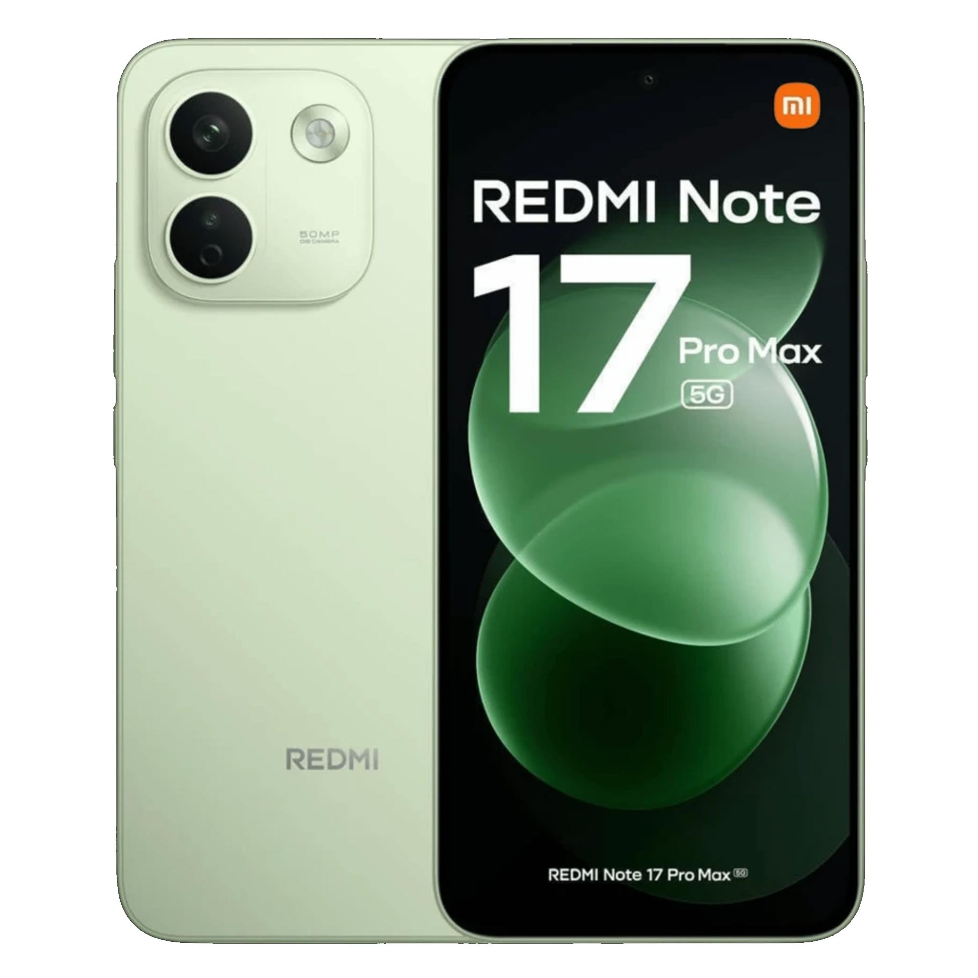 Xiaomi Redmi Note 17 Pro Max 512GB 5G Smartphone grün