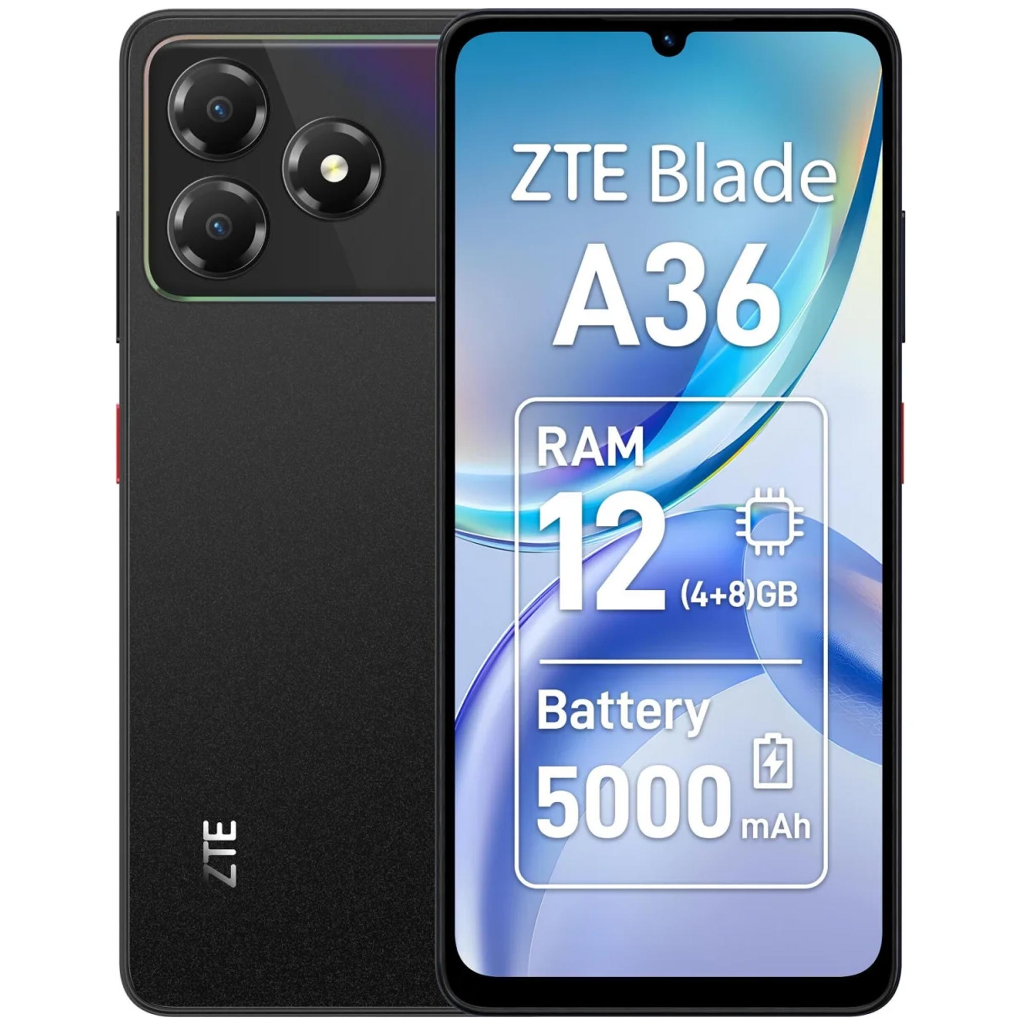 ZTE Blade A36 64GB Smartphone nebula black