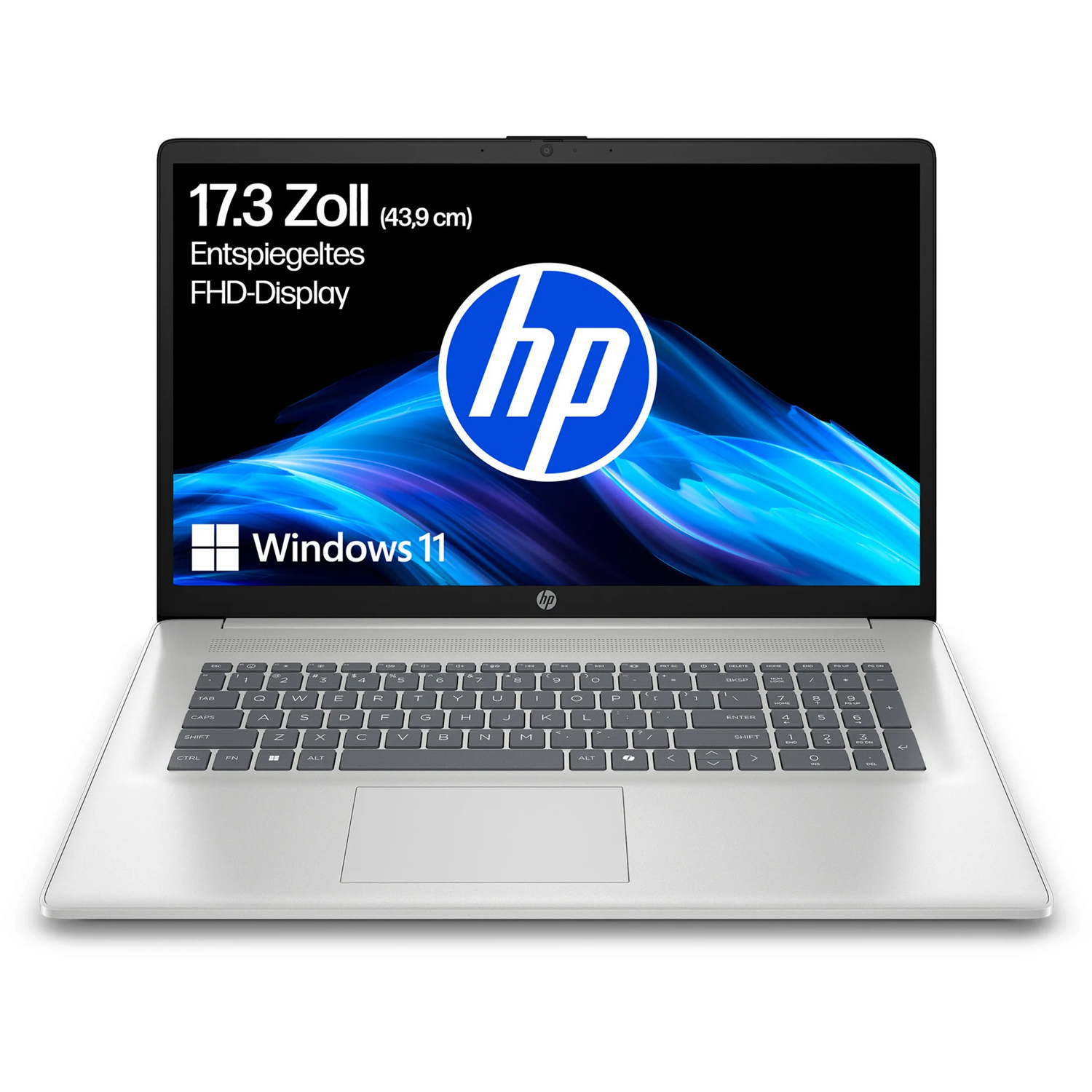 HP 17-cp3284ng 43,9 cm (17,3 Zoll) Notebook silber