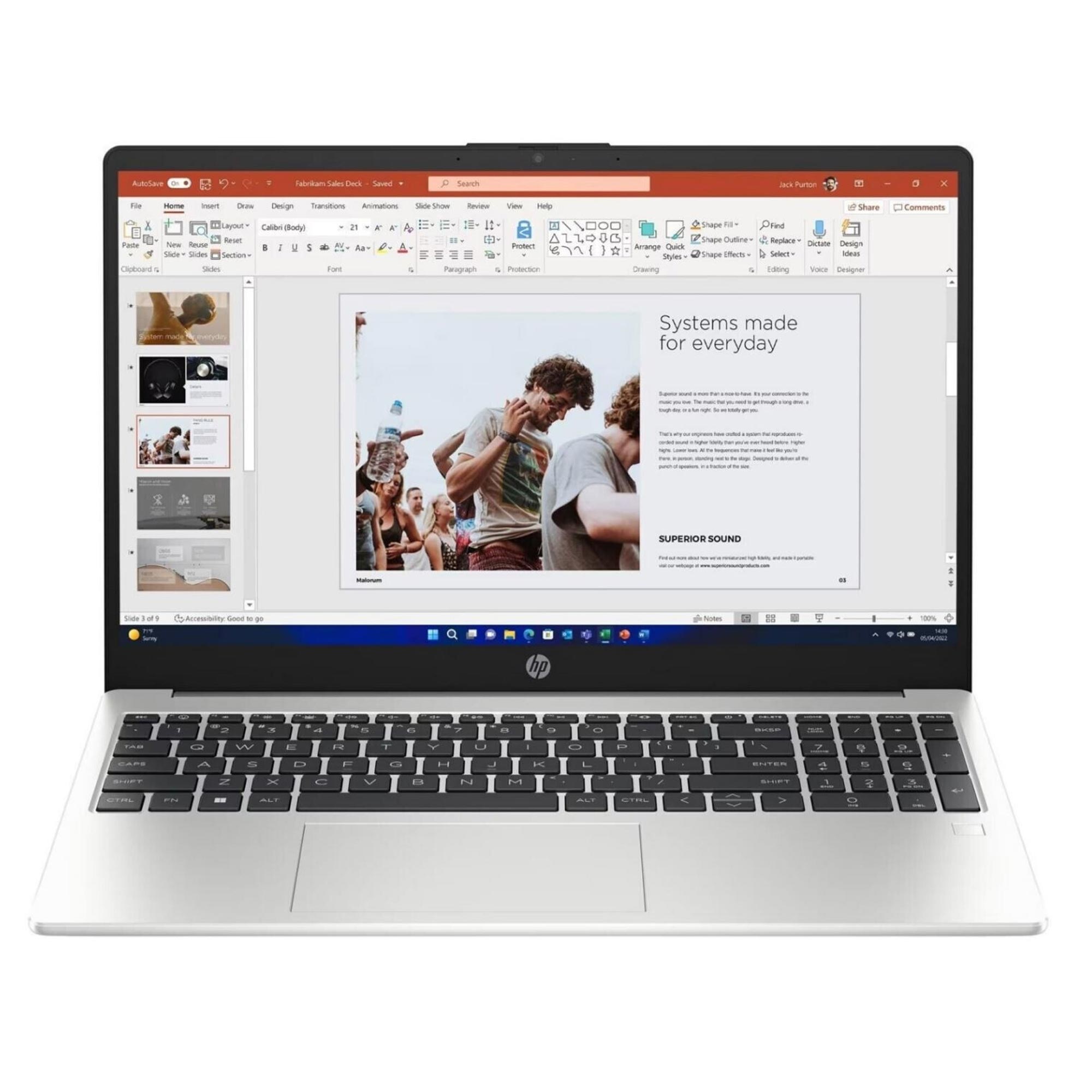 HP 255 G10 Ryzen 3 7320U 8GB 512GB SSD 39,6 cm (15,6 Zoll) Notebook