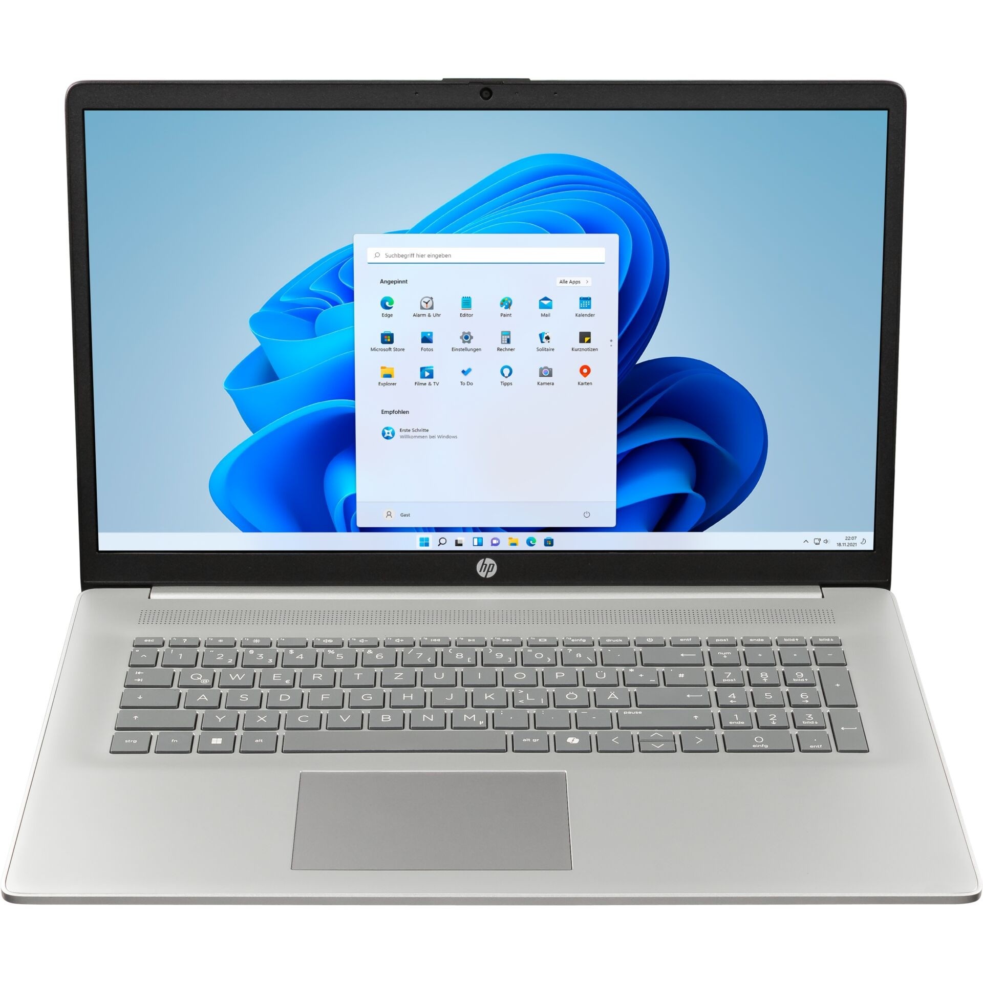 HP 17-cp3575ng Ryzen 7 7730U 16GB 1TB SSD 43,9 cm (17,3 Zoll) Notebook