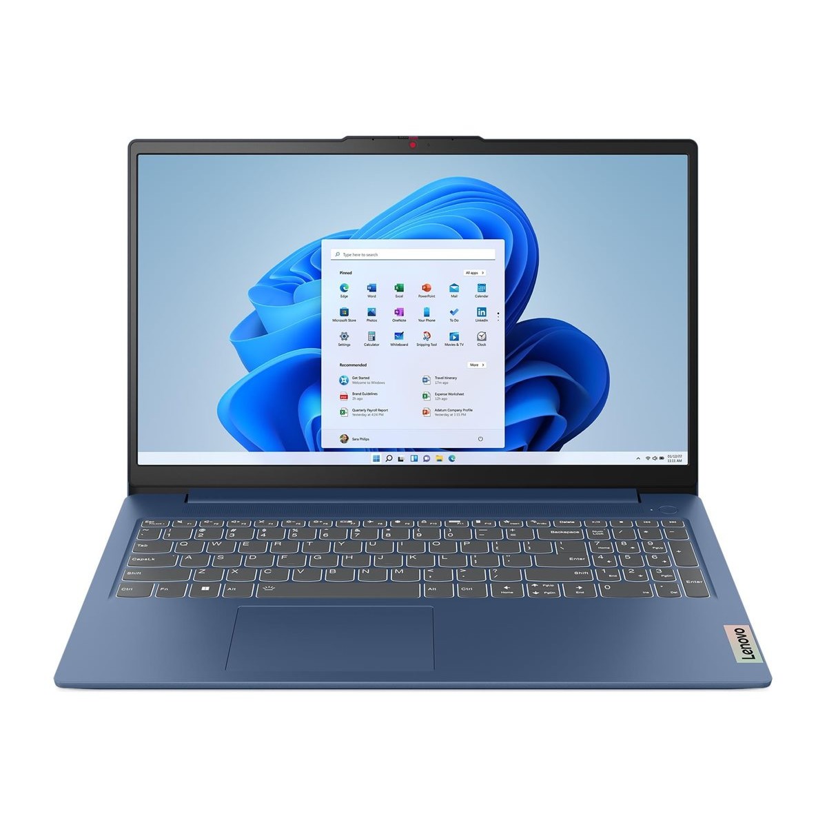 Lenovo IdeaPad Slim 3 15AMN8 Notebook blau