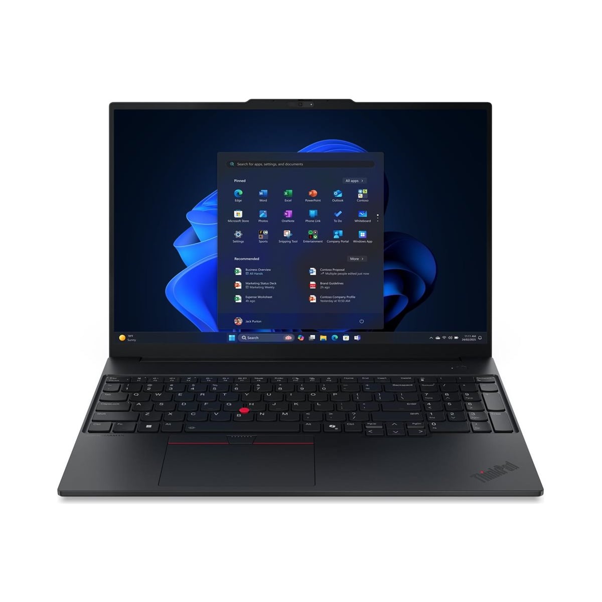 Lenovo ThinkPad E16 Gen 3 40,6 cm (16 Zoll) Notebook schwarz